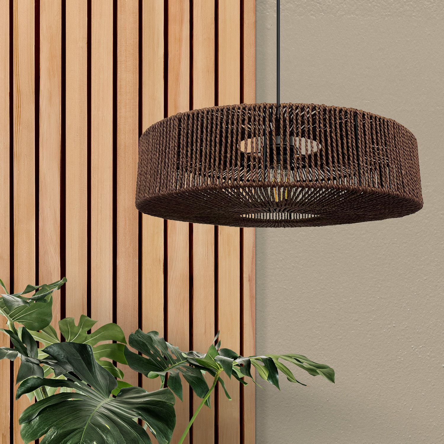 Lampă de tavan APP1295-1CP Brown  2
