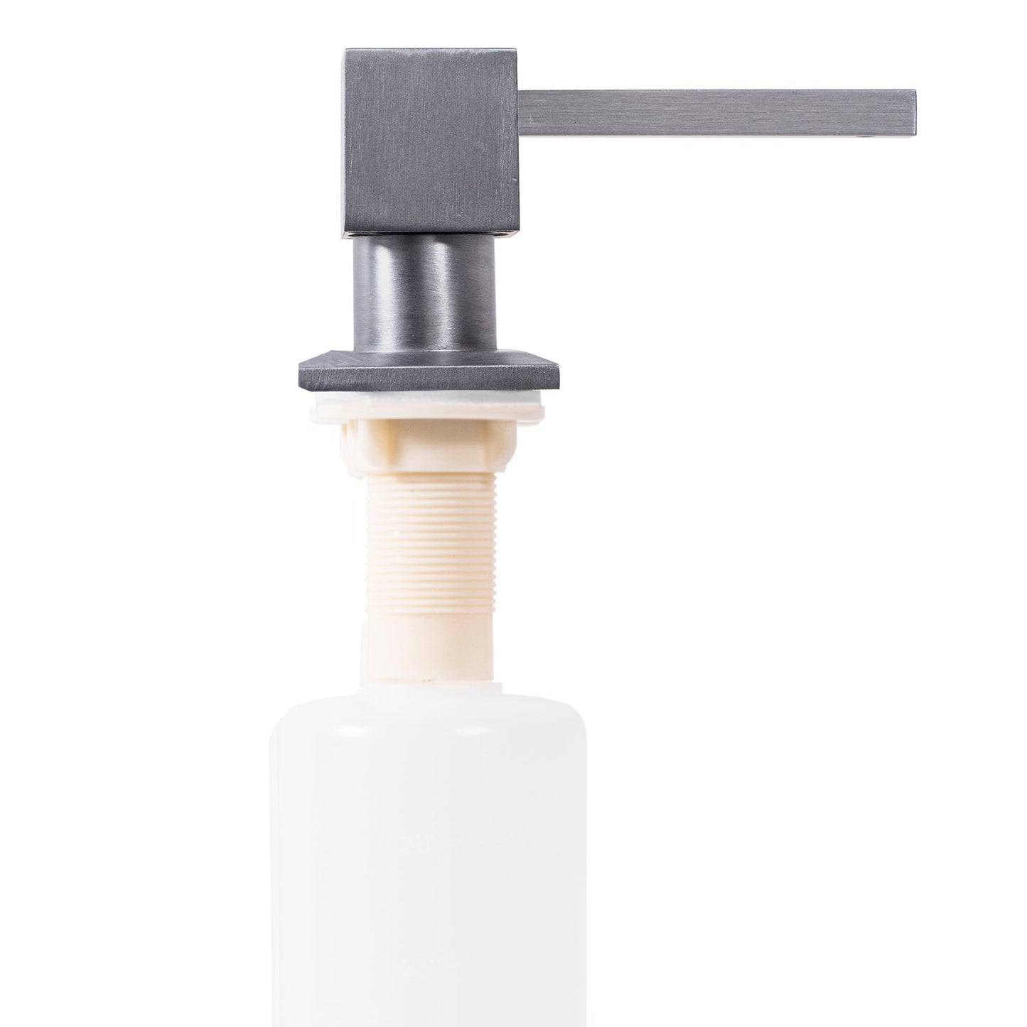 Dozator de săpun REA nickel brush square INOX  4