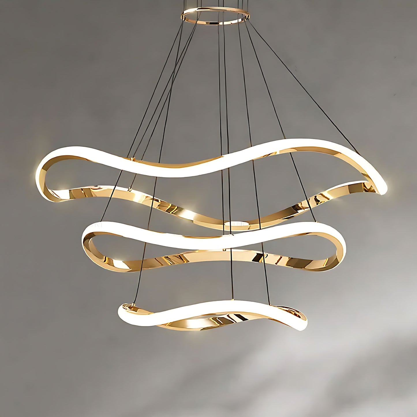 Lampa Wisząca Lhj018-cp3 Gold  7