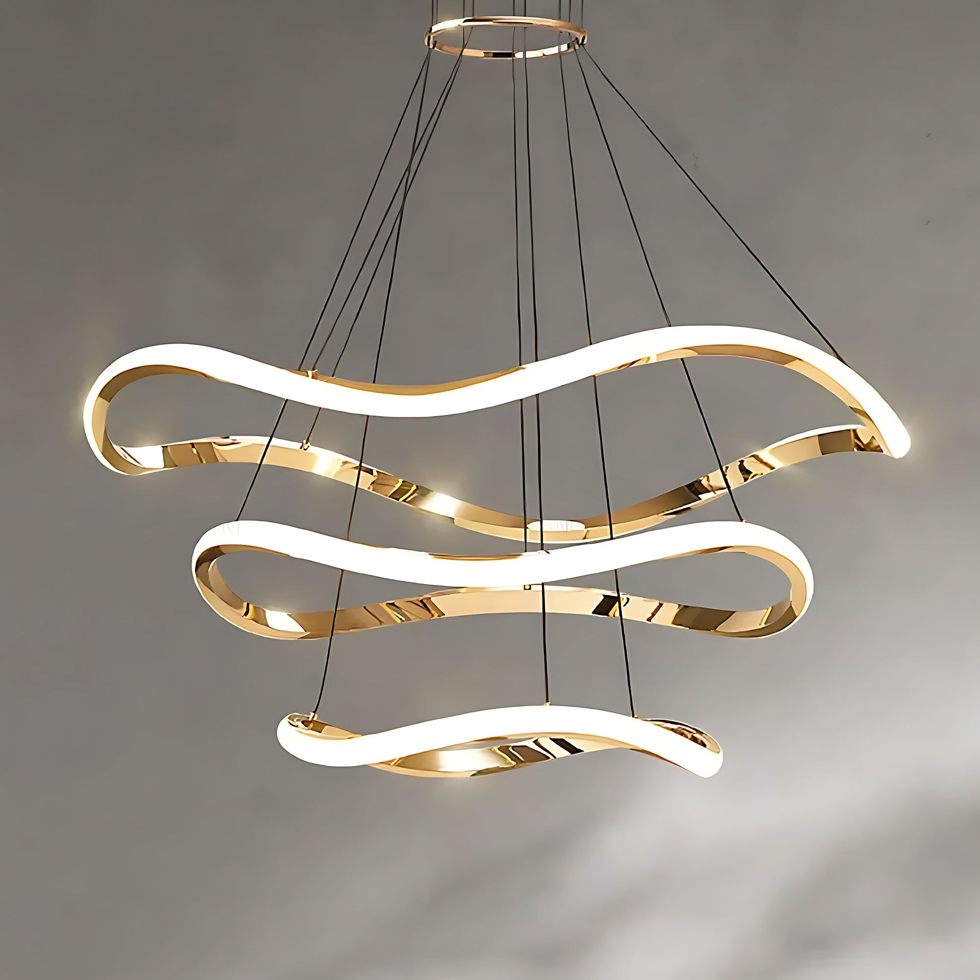 Lampa Wisząca Lhj018-cp3 Gold  7