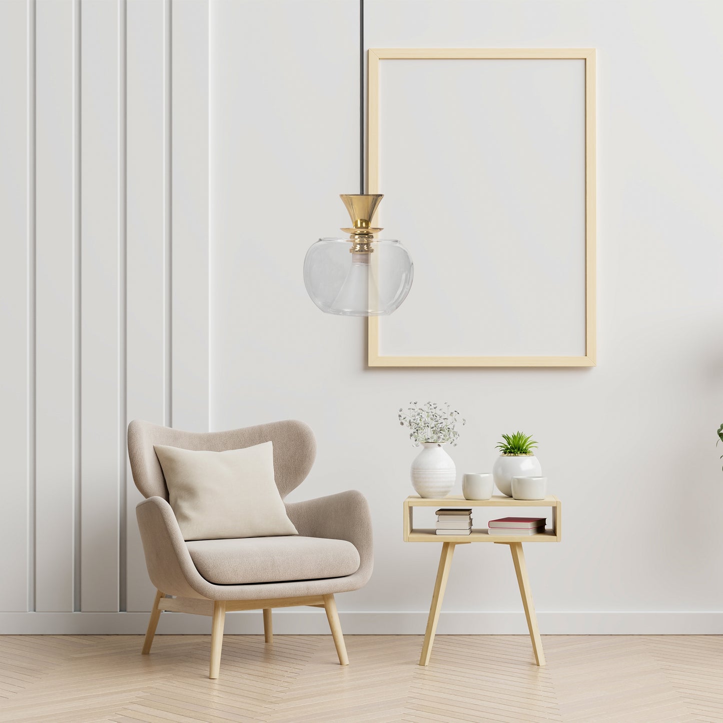 Lampa De Tavan Suspendabila Din Sticla Sfera Auriu APP902-1CP  4