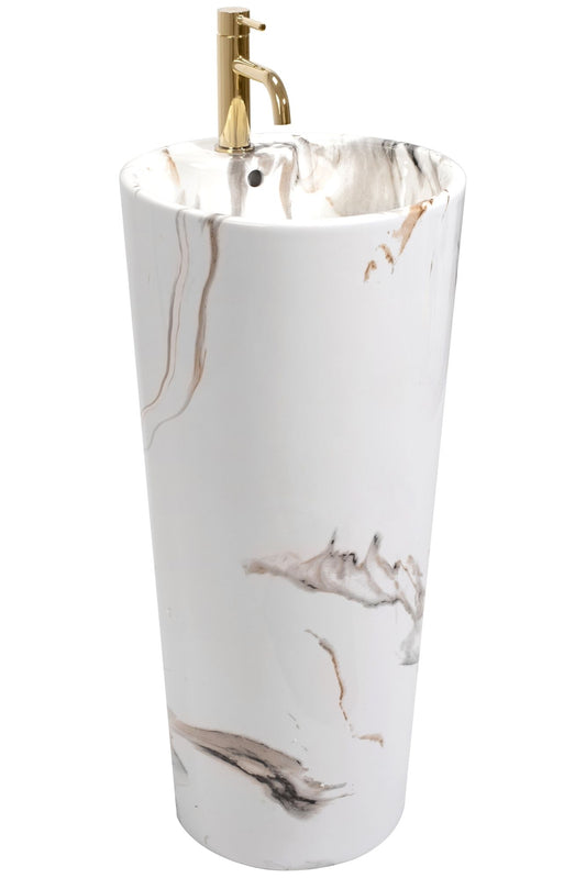Lavoar freestanding de sine stătător Blanka Marble Marmura  1