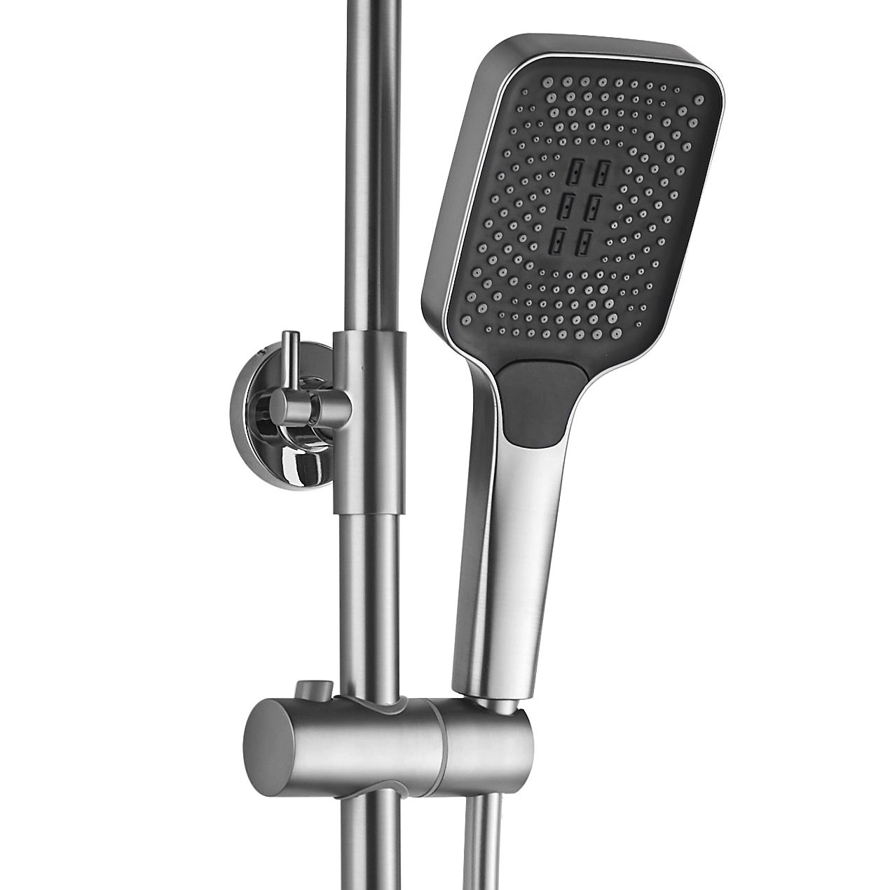 Coloana de dus cu termostat REA ROB Nichel Brush INOX  4