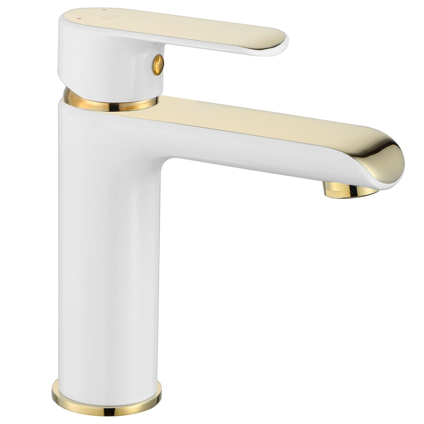 Baterie pentru baie REA Bloom White Gold Low  3