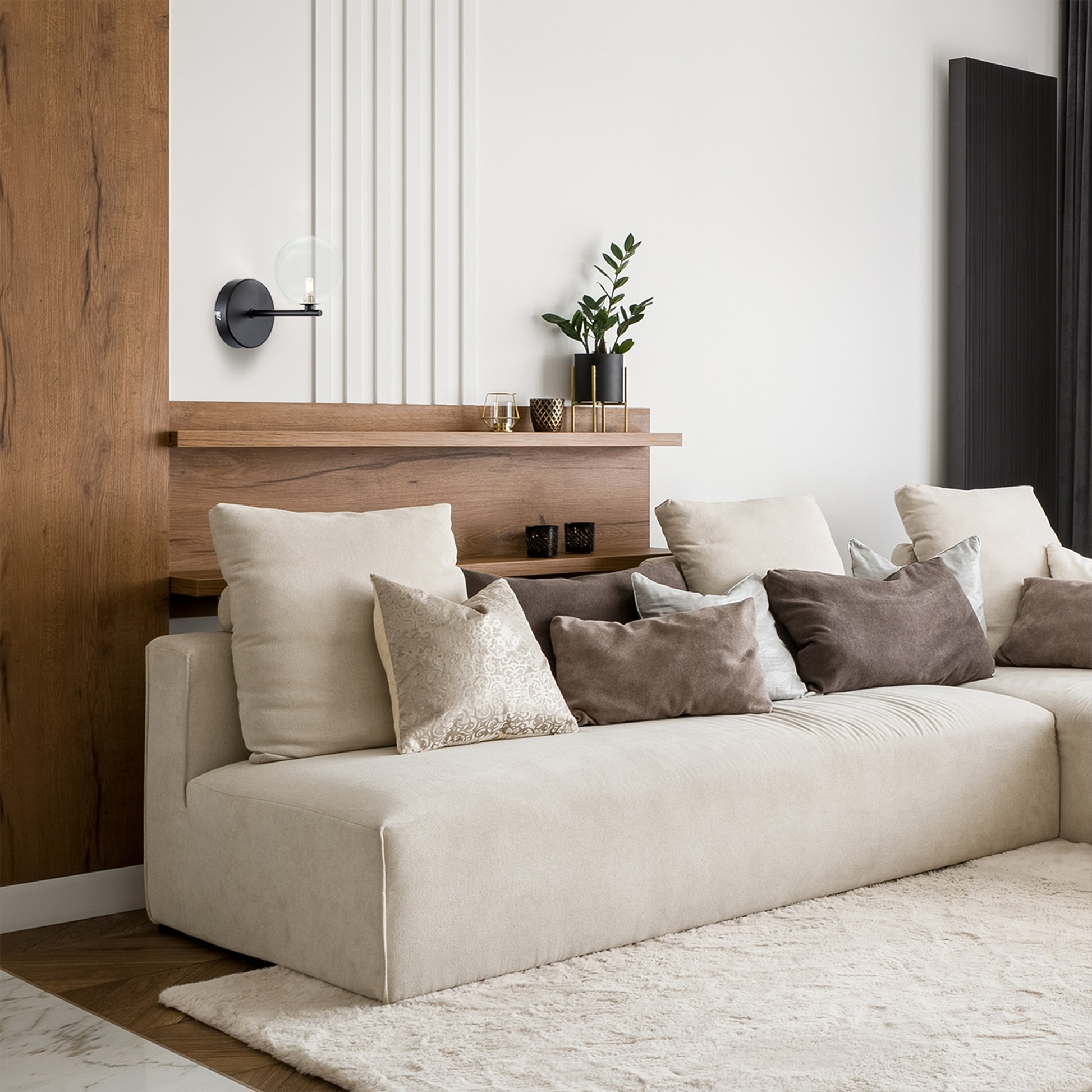 Lampa De Perete APP1160-1W Black  3