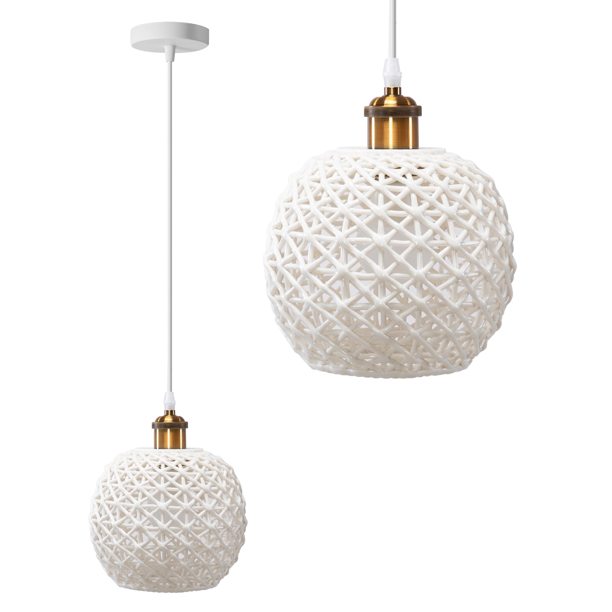 Lampa APP1007-1CP White O  1