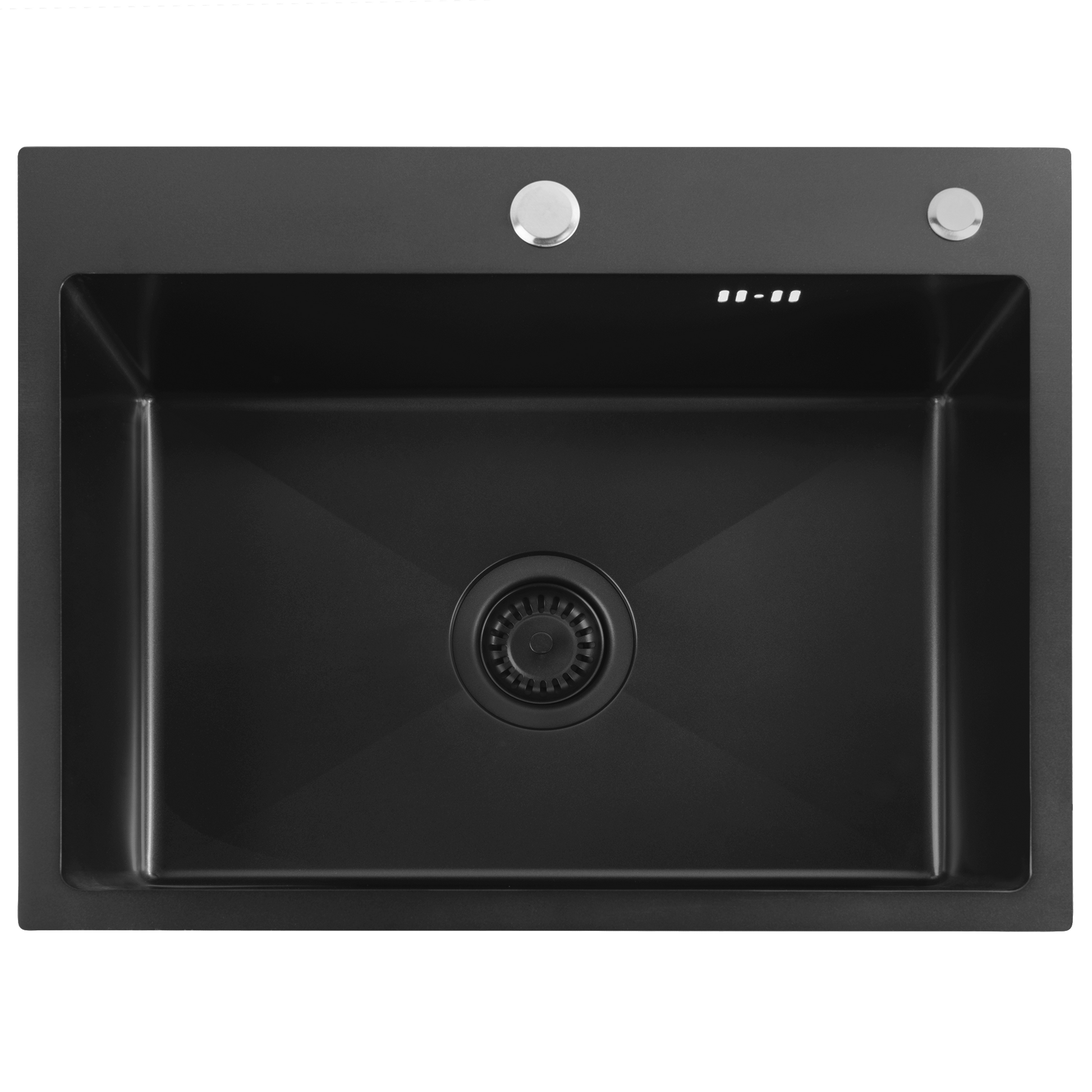 Chiuvetă Inox Liam Black fără robinet de bucătărie 2