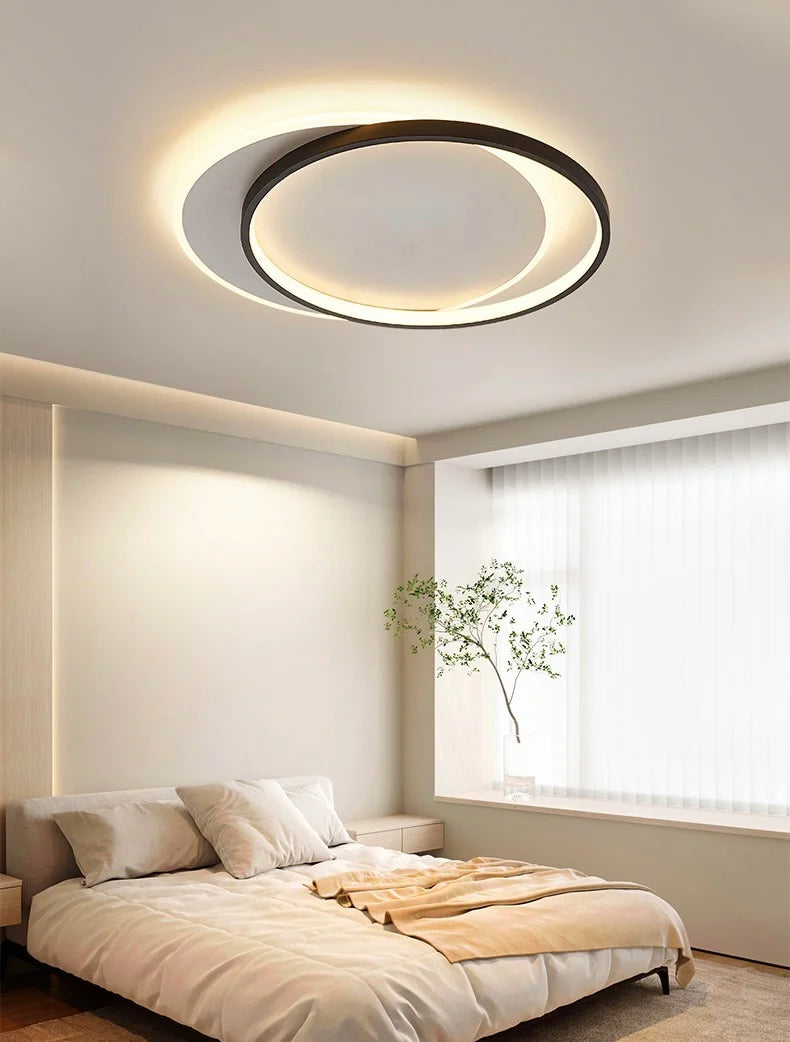 Lampă De Tavan Led Lhj076-c Neagră 40 Cm  3