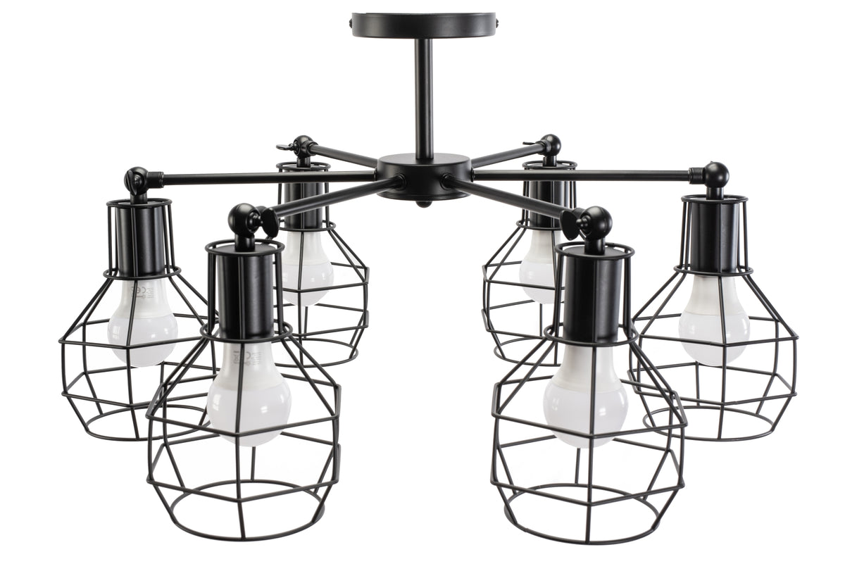 Lampă Suspendată De Tavan Din Metal Loft APP735-6C  2