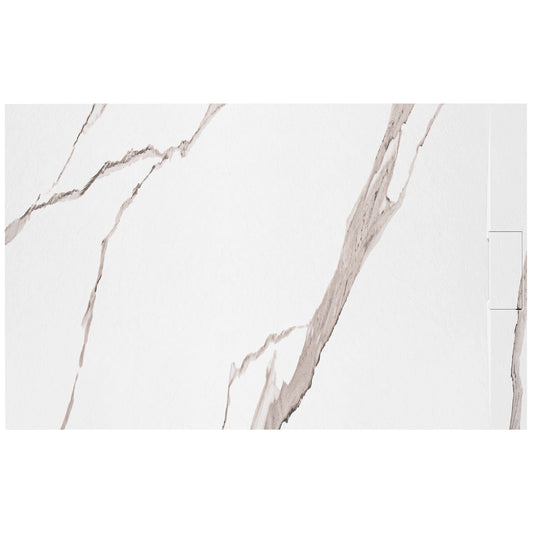 Cada de duș Bazalt CARRARA WHITE 80x100  1