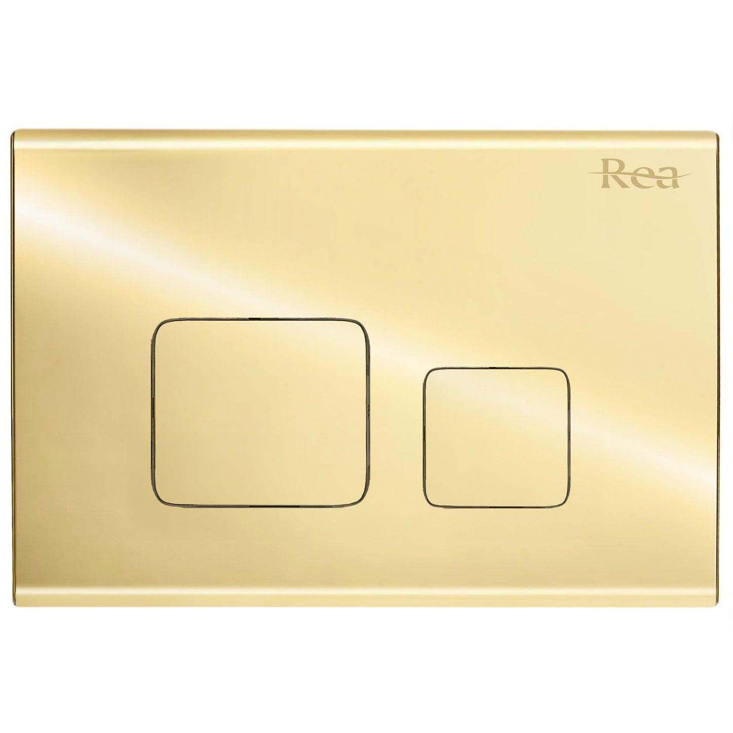 Buton F pentru cadrul WC încastrat Gold  1