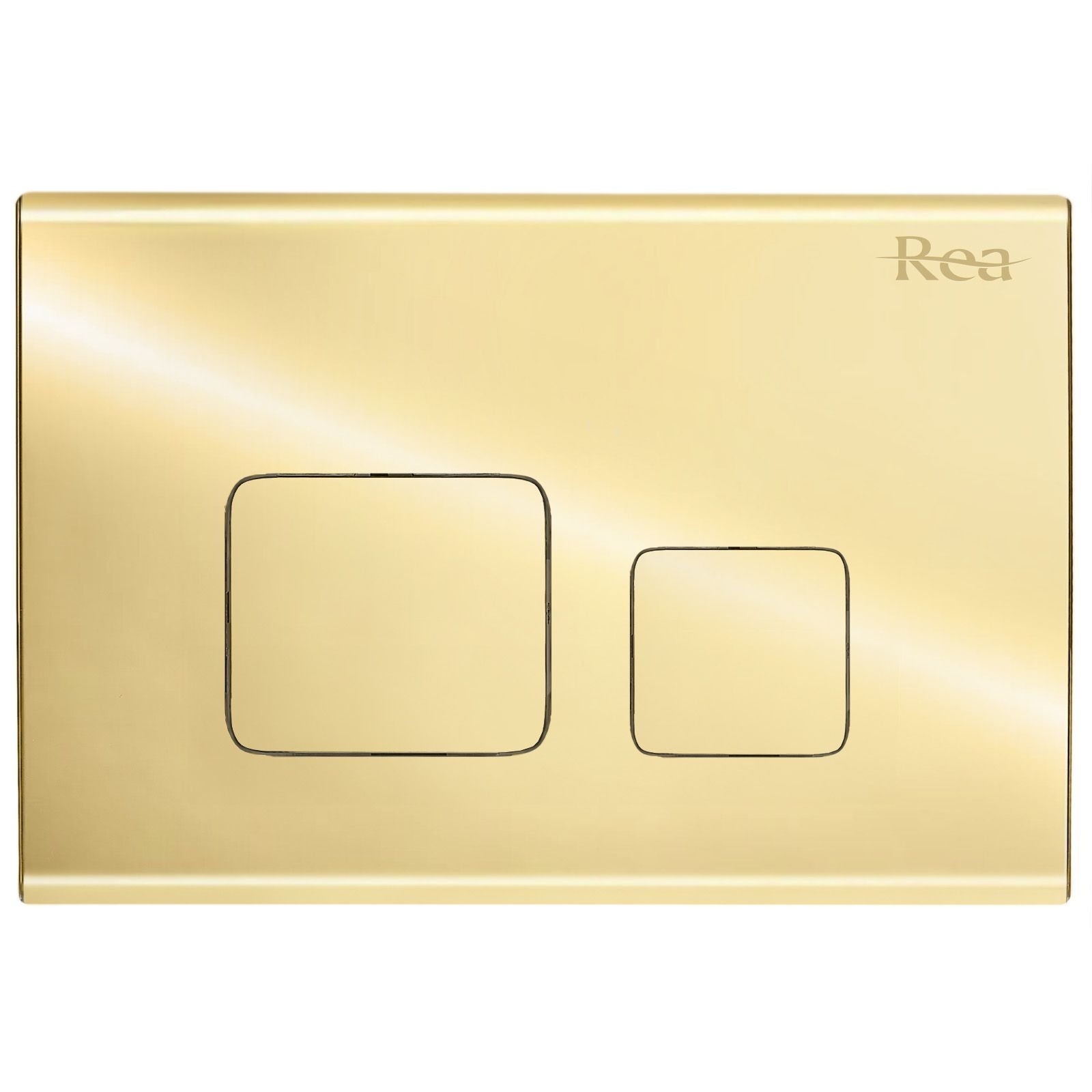 Buton F pentru cadrul WC încastrat Gold  1
