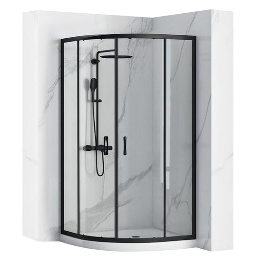 Cabina dus REA Look Black 80x80 Fără cădiță de duș 1