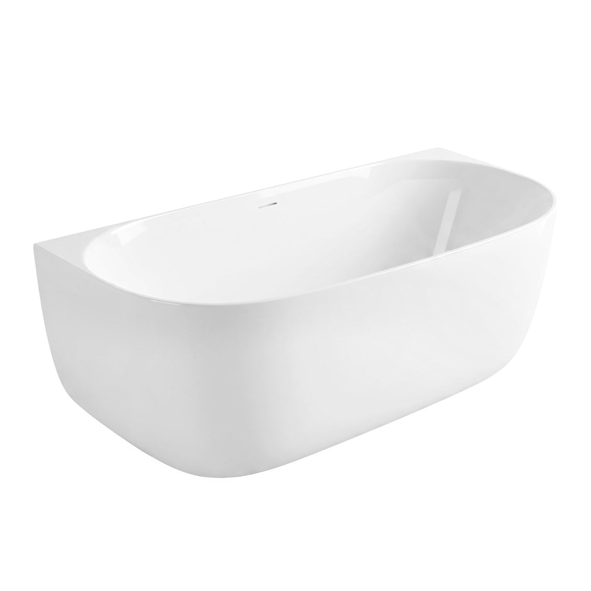 Cada Din Acril Freestanding Rea Eris 160cm Capac Dop Negru 12