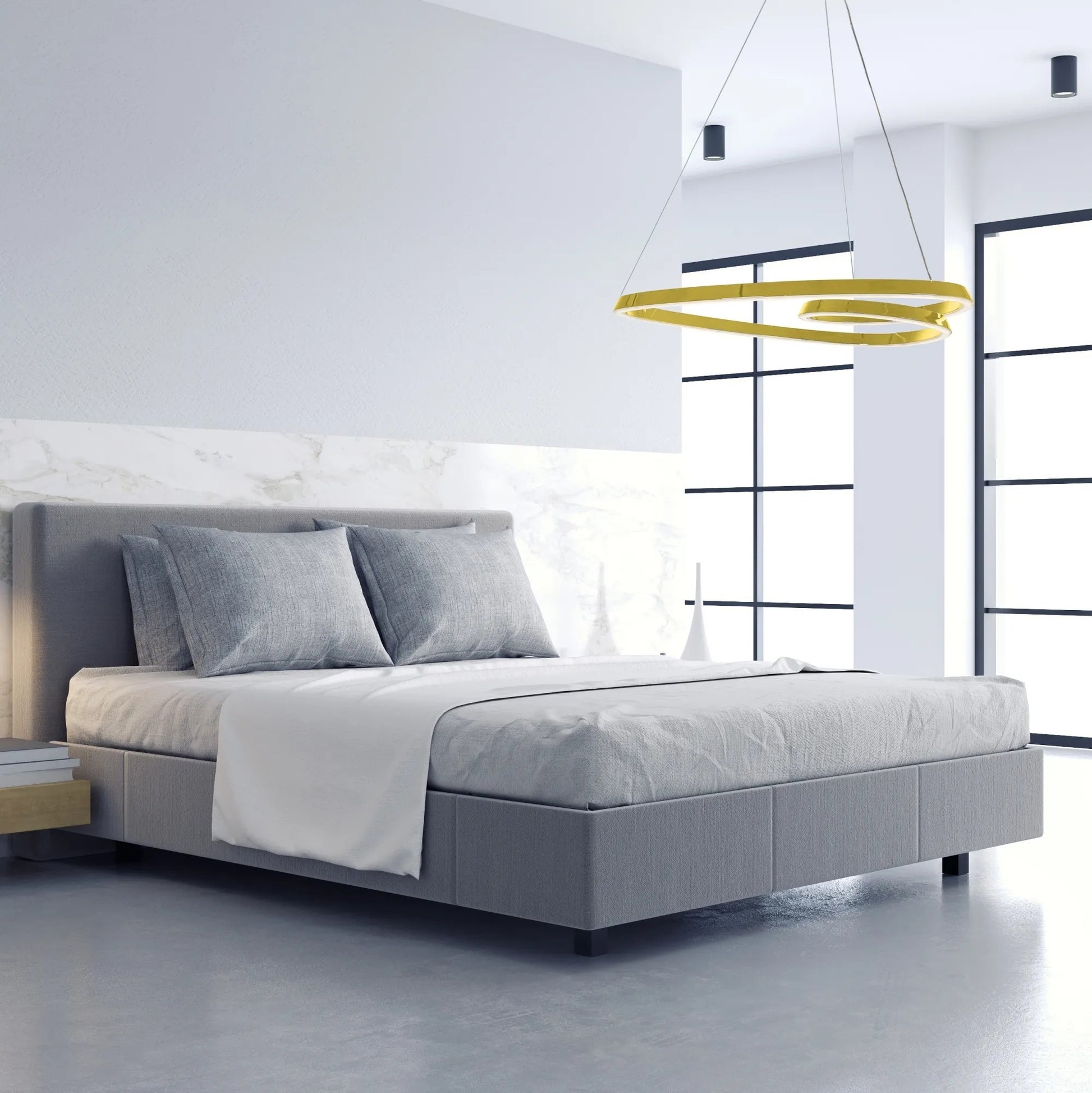 Lampa LED APP7797-cp Gold + Remote Control  4
