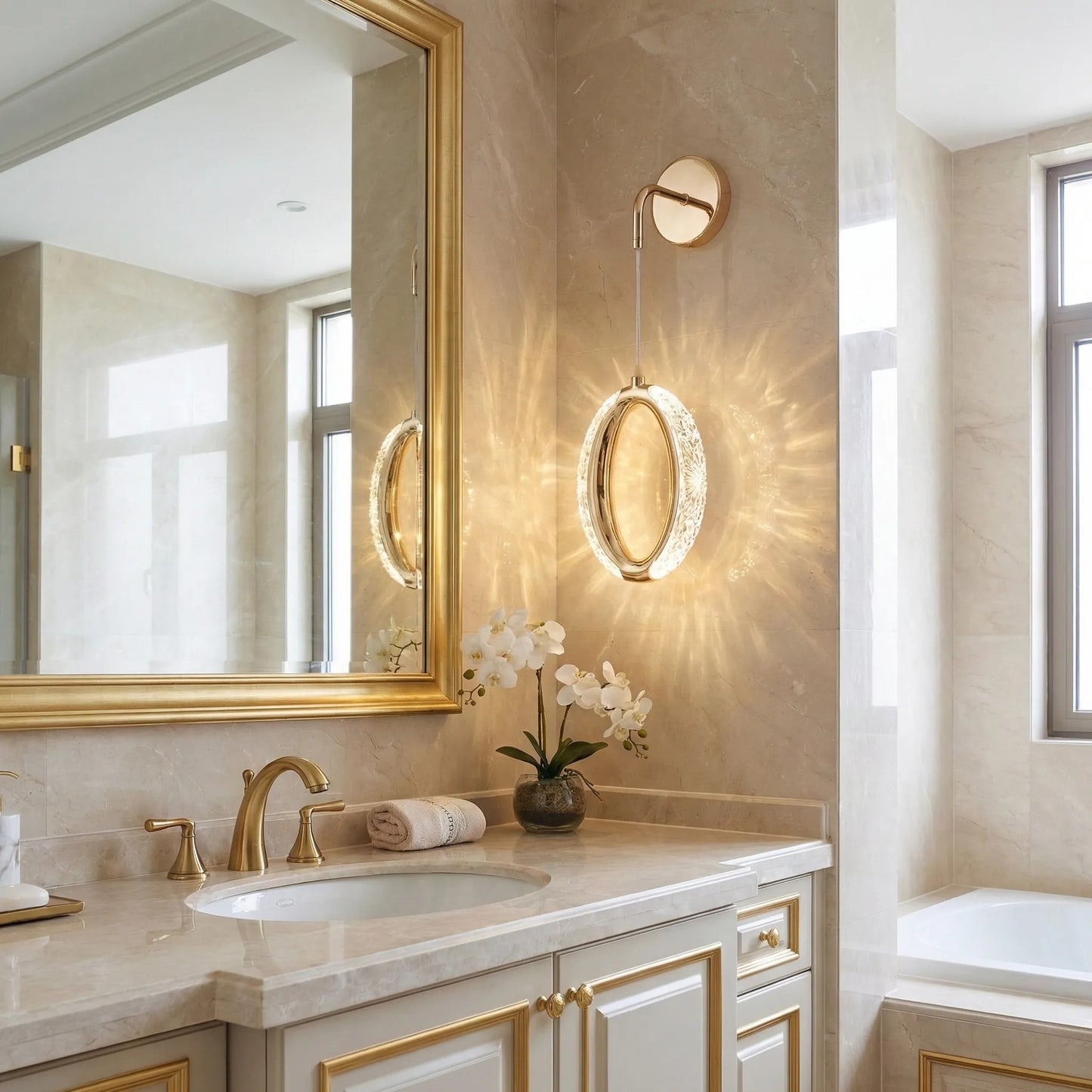 APLICĂ LED DE PERETE G175-W GOLD  4