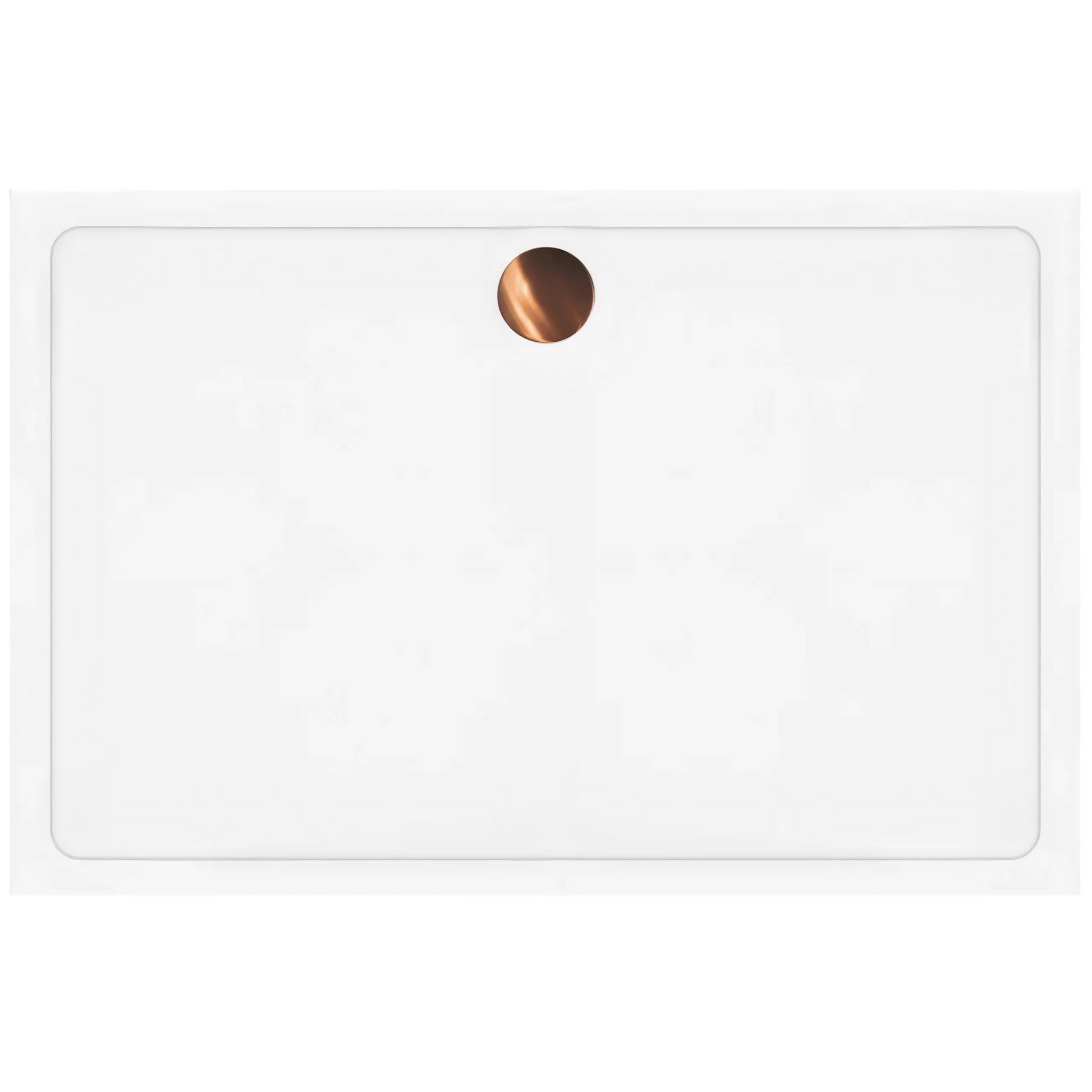 Cada pentru dus din acril Rea Savoy negru 80x100 Capac cupru periat 4