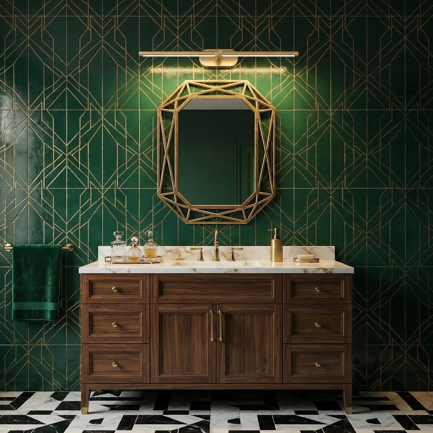 Aplică LED pentru baie APP1893-1W 60 cm BRUSH GOLD  4