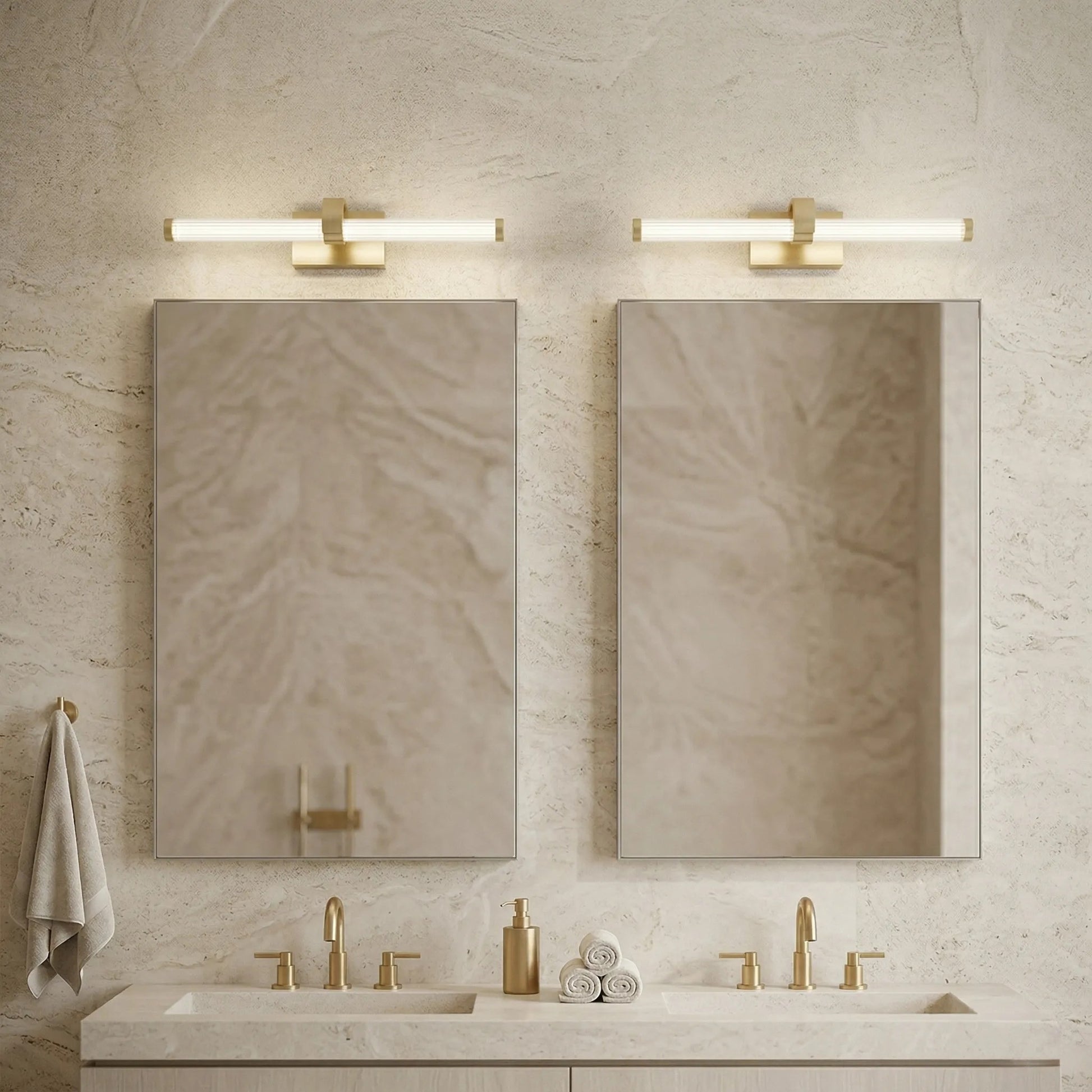 Aplică LED pentru baie APP1885-1W 40cm BRUSH GOLD  4