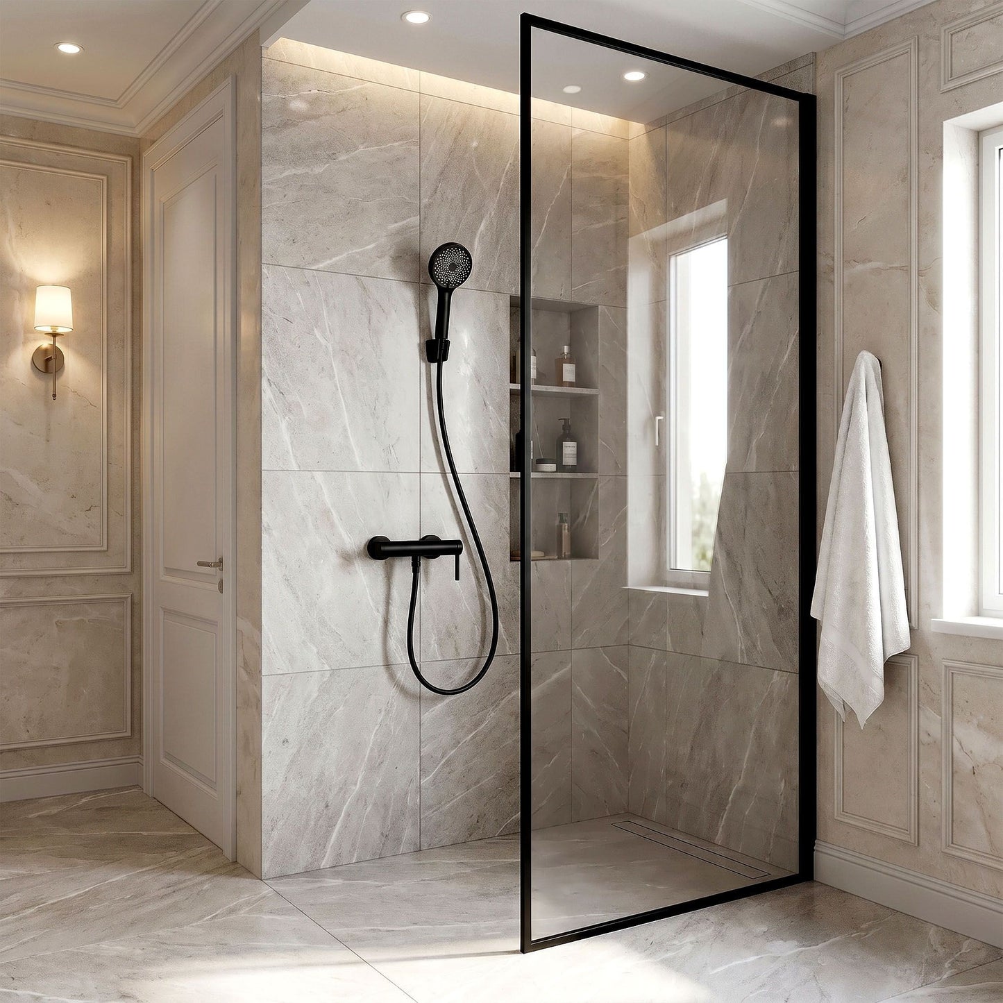 Baterie de duș REA Rivo Black  4
