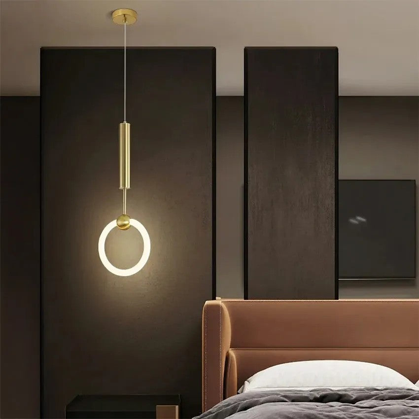Lampă suspendată LED LHJ059-1CP Brush Gold  4
