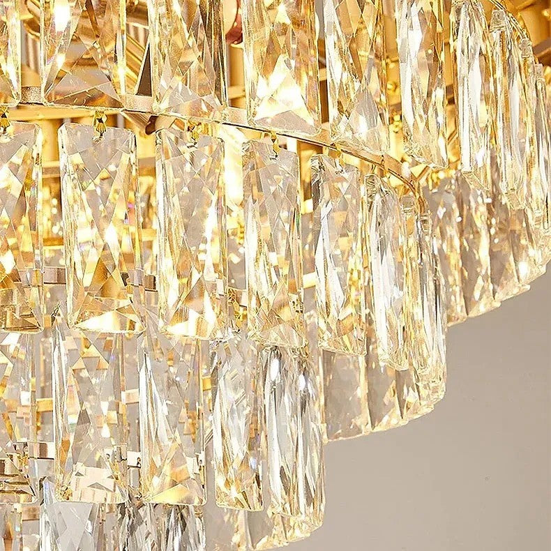 Lampă suspendată Cristal G061-CP 80CM GOLD  4