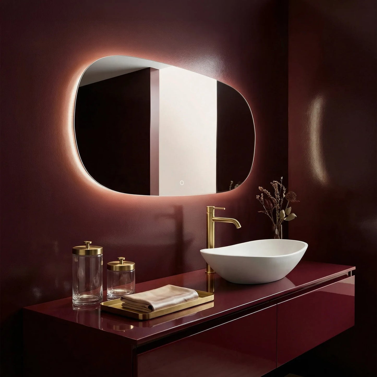 Oglindă LED 100x60cm TOP-4  4