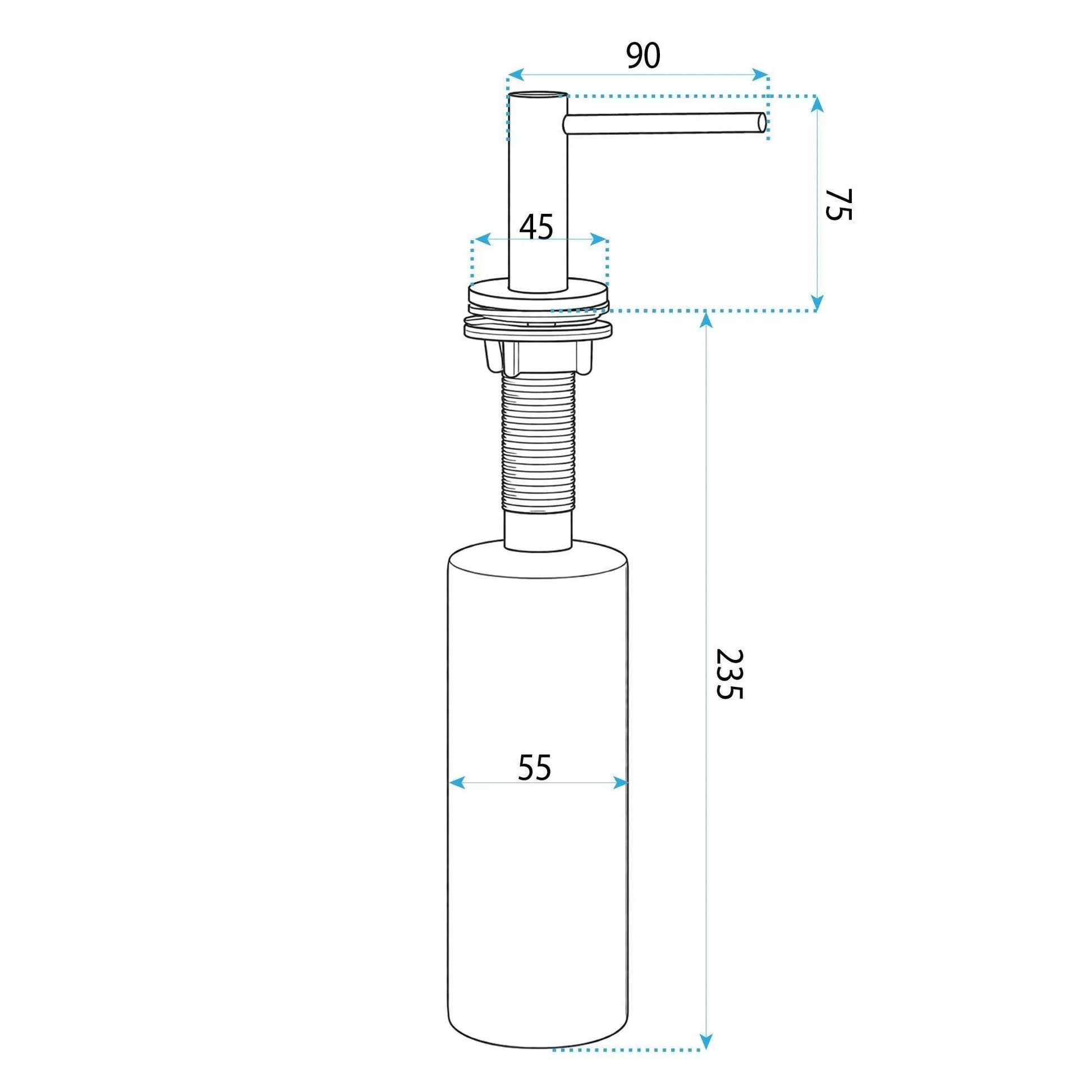 Dispenser chuveta pentru detergent Rea DEX Titan  4