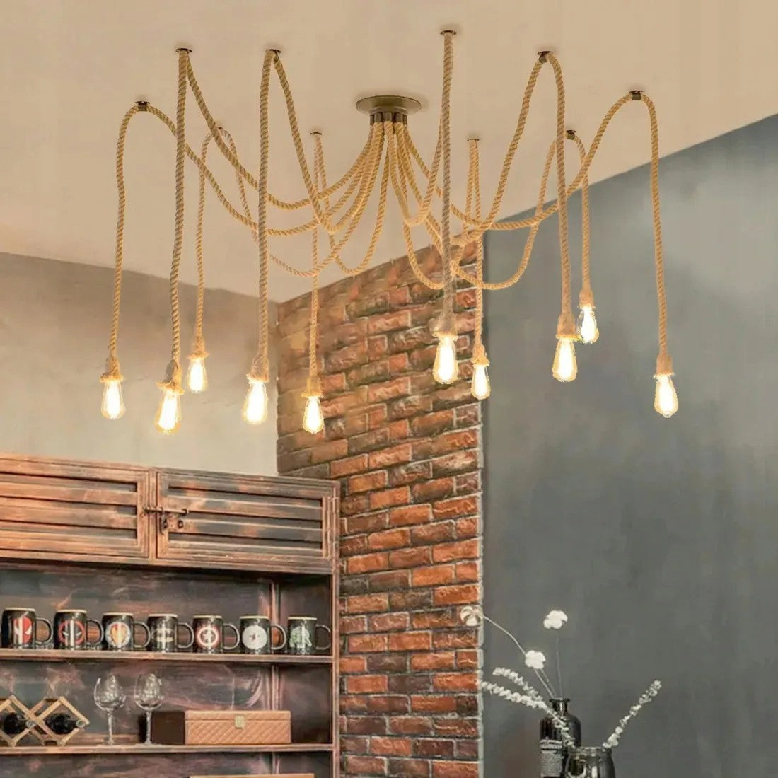 Lampa Spider Rope 10  4