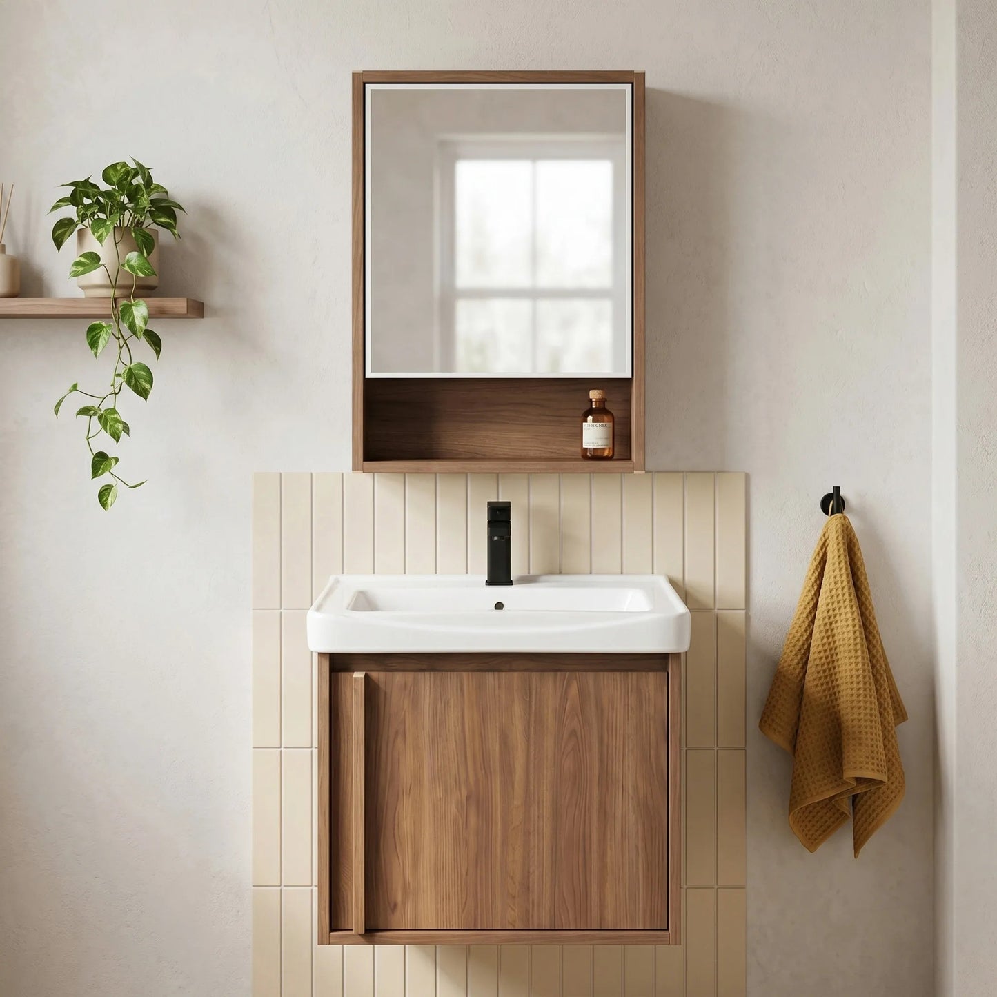 Set mobilier de baie cu lavoar Gama T25023 HHL 50CM  4