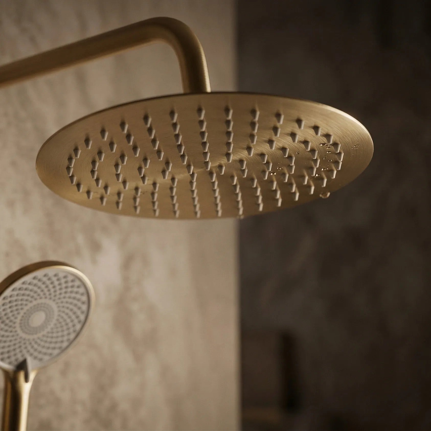 Set de duș fără pipă cu termostat Rea Lungo Gold Brush  4
