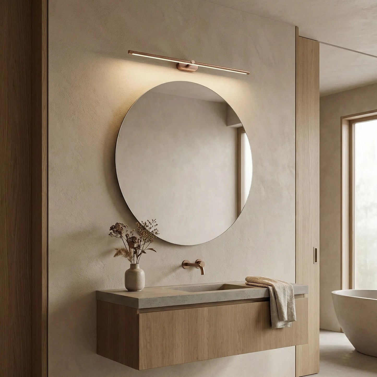 Aplică LED pentru baie APP1897-1W 80 cm BRUSH COPPER  4