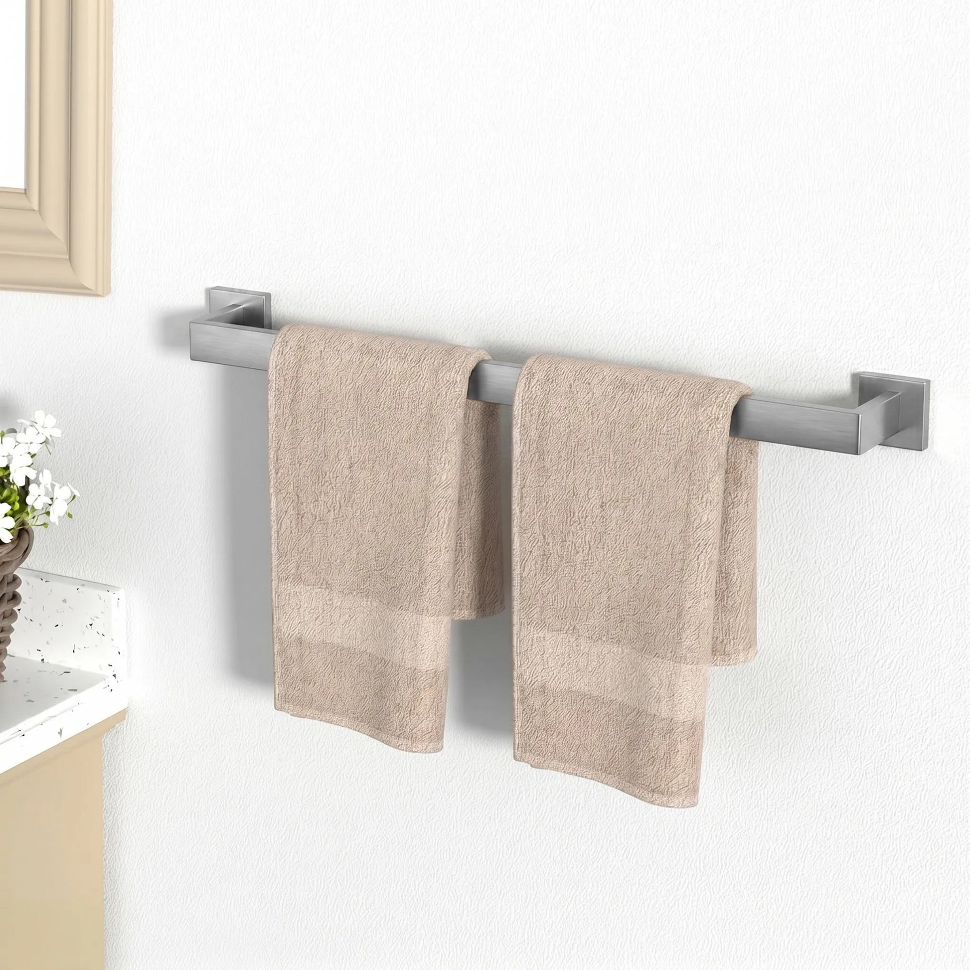 Set accesorii pentru baie Rio Brush Nickel 4 piese  4