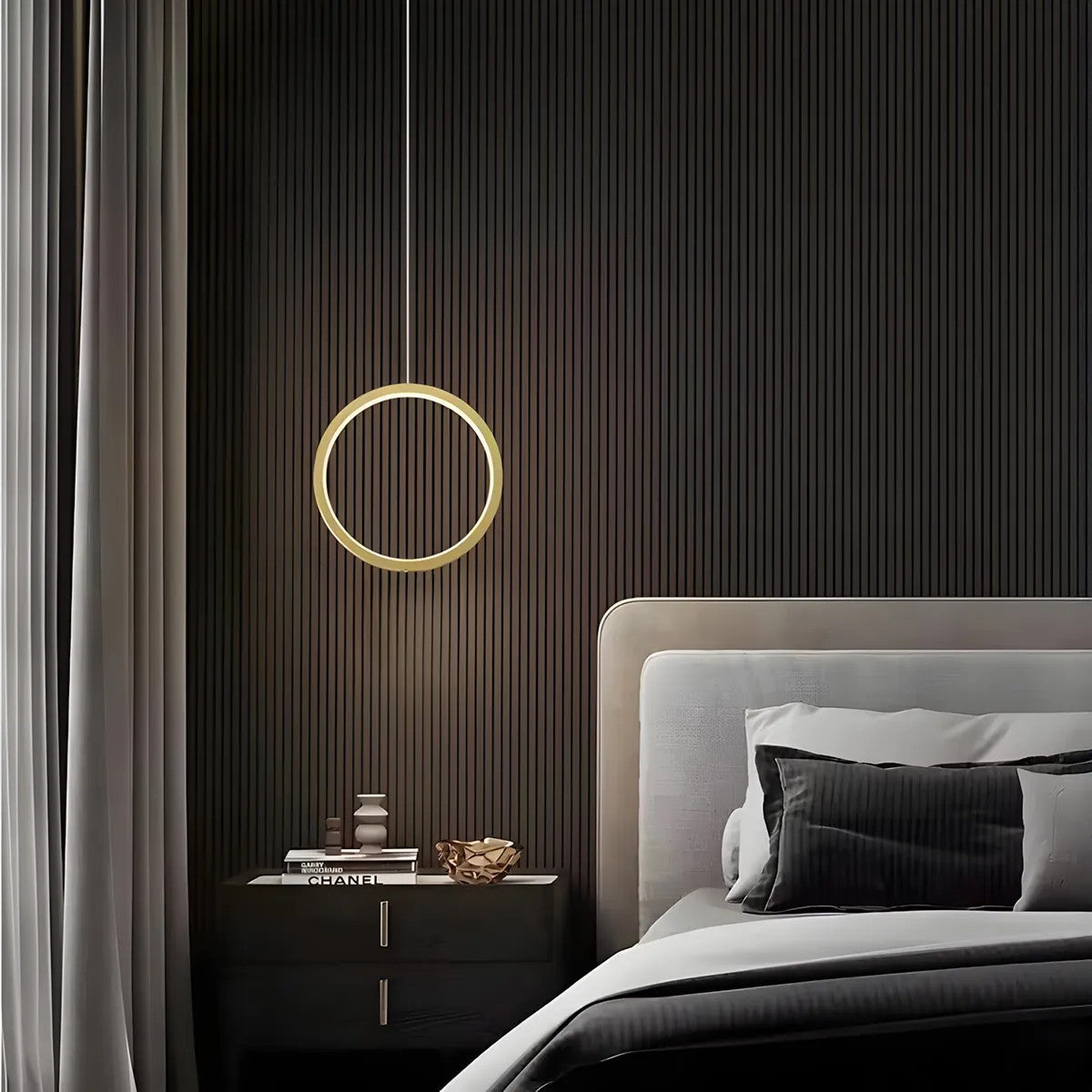Lampă suspendată LED G112-CP Gold  4