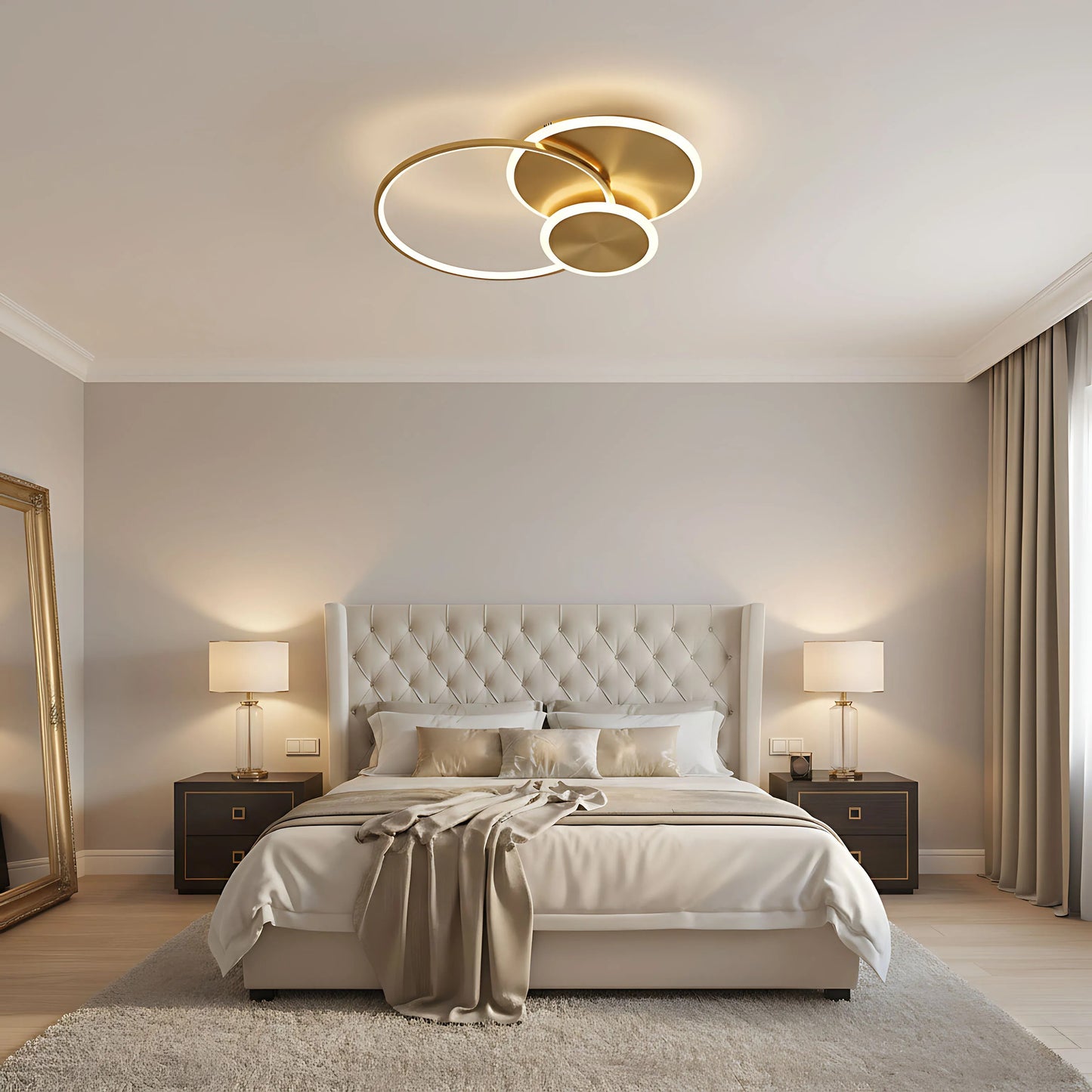Lampă de tavan APP1711-C Brush Gold LED  4