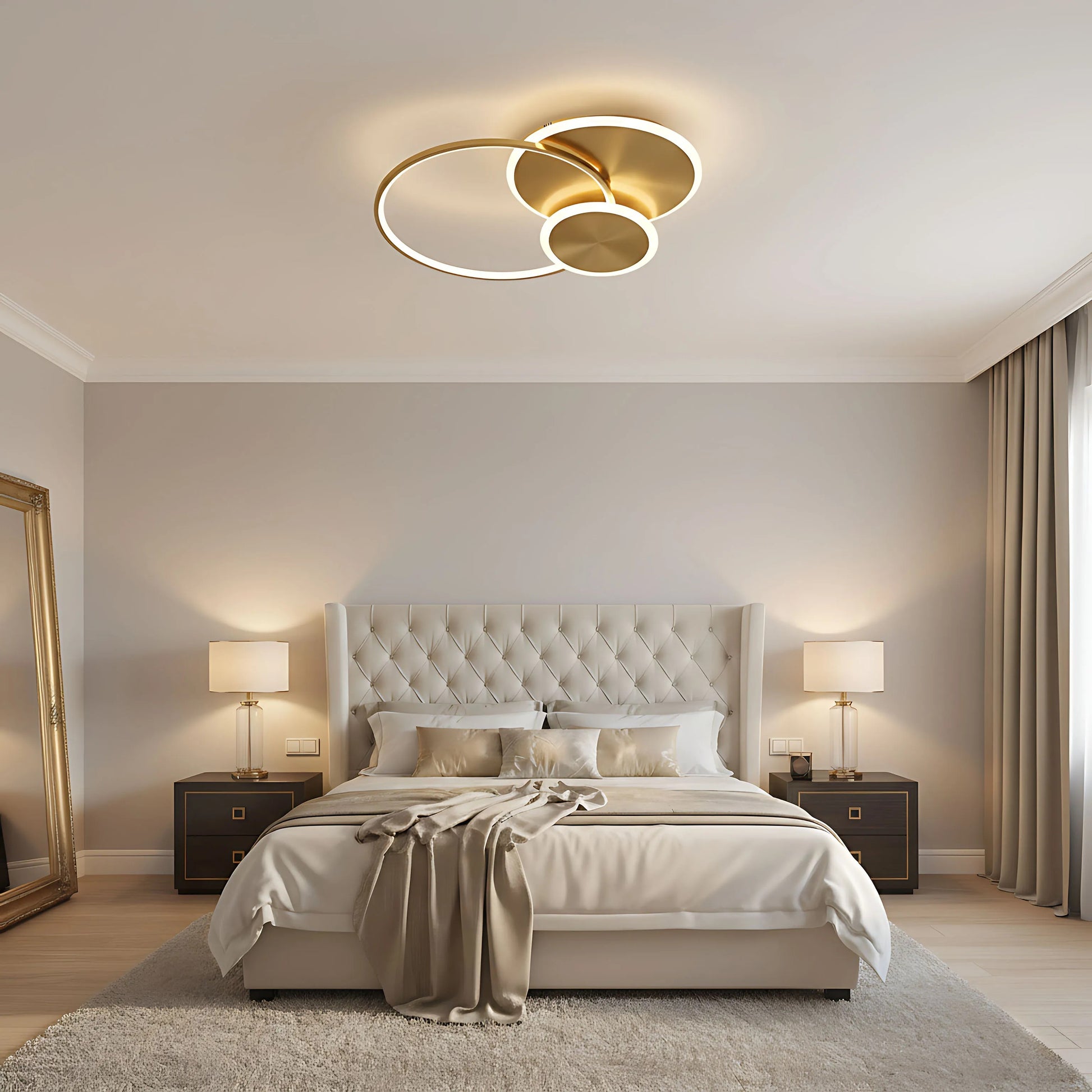 Lampă de tavan APP1711-C Brush Gold LED  4