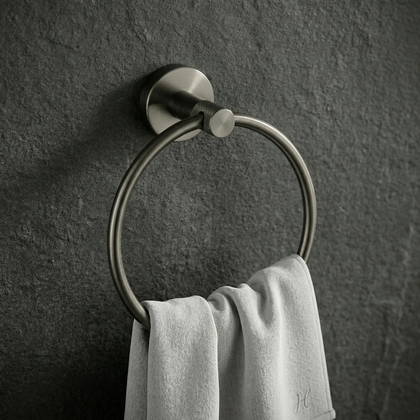 Cuier de baie Ring 6610 Modern Titan  4