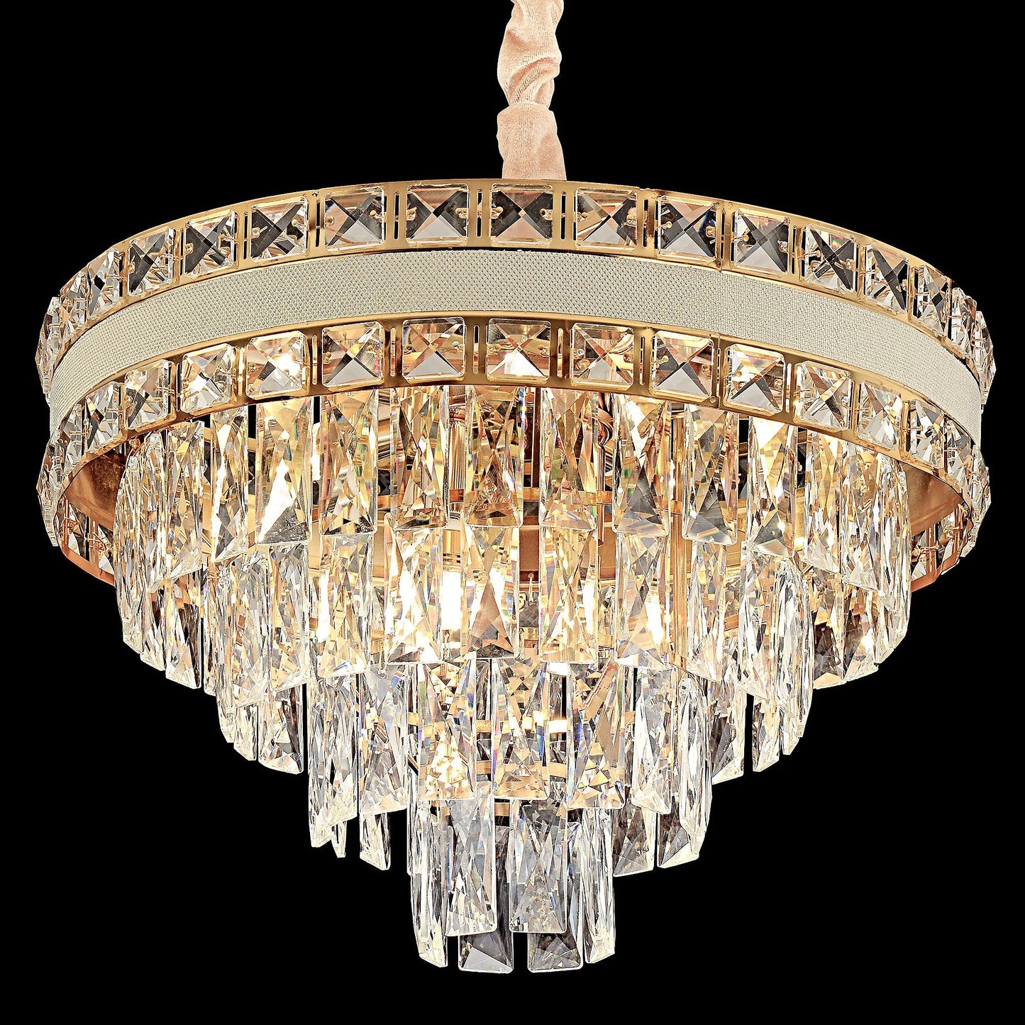 Lampă suspendată Cristal G048-CP 50CM GOLD  4