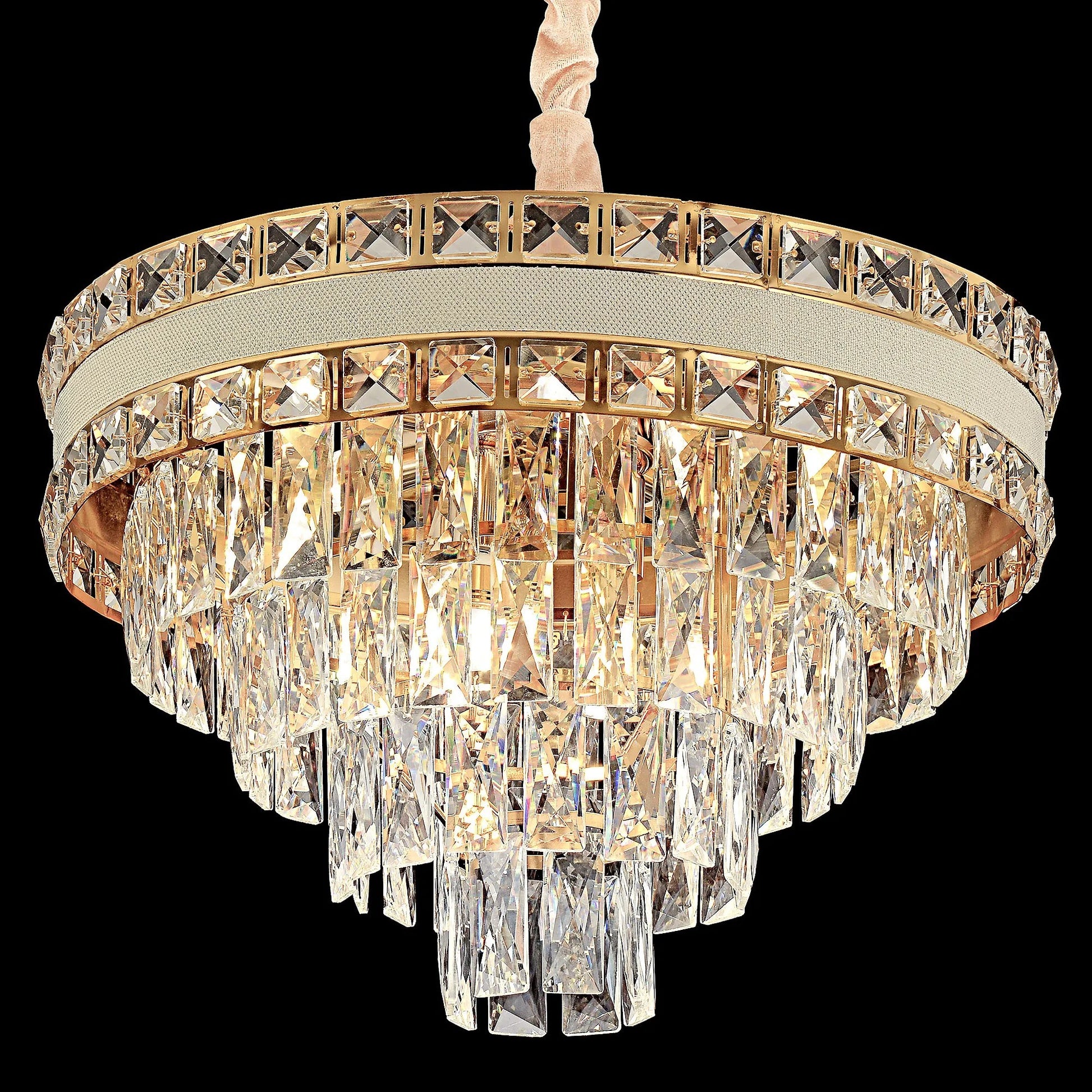 Lampă suspendată Cristal G048-CP 50CM GOLD  4