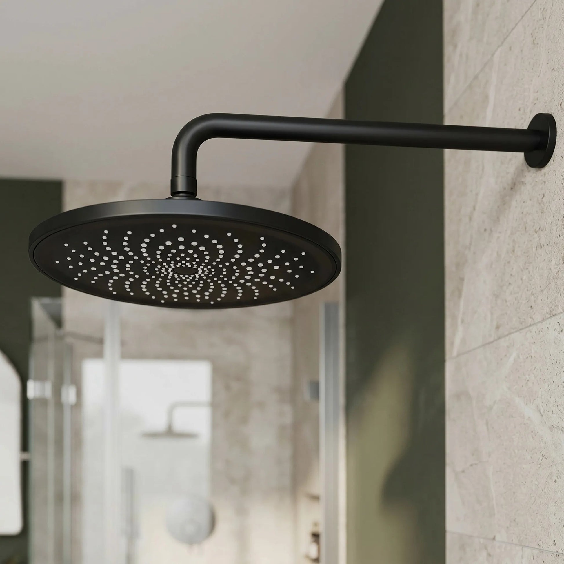 Braț Duș Rotund REA JS-9021B 40cm Black 4