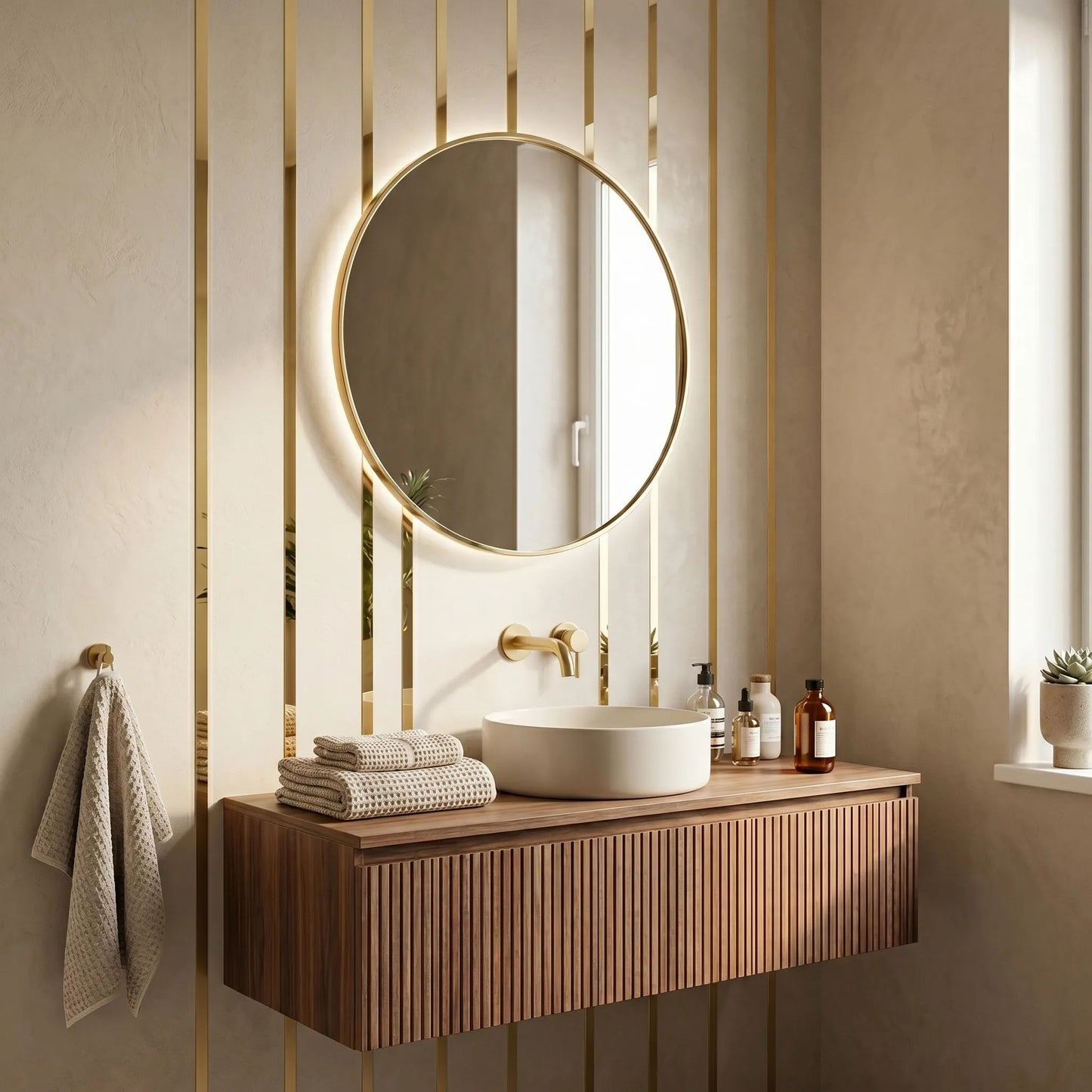 Bandă Decorativă Autoadezivă Rea P14454CA 3,8cm Gold 4
