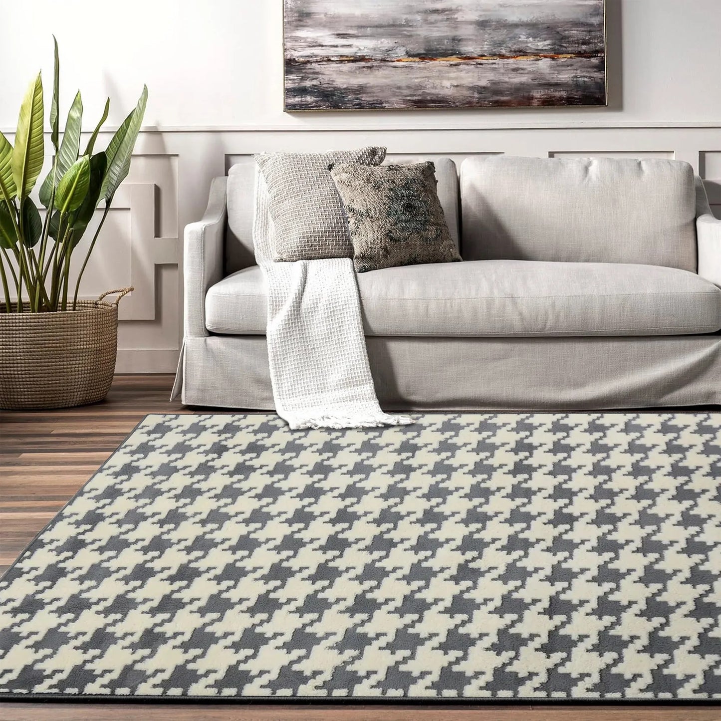 COVOR Din Plus Clover Pepitka Grey 140 X 200 4