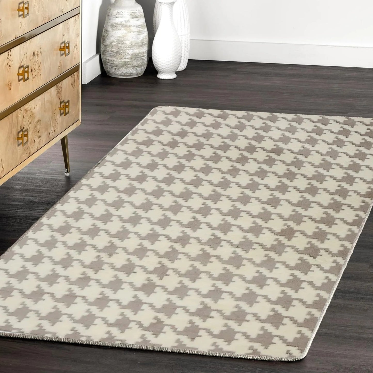 COVOR Din Plus Clover Pepitka Beige 160 X 230 4