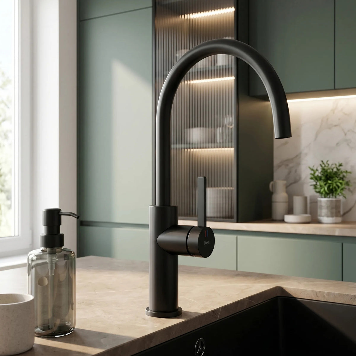 Baterie De Bucătărie REA Rivo Black 4