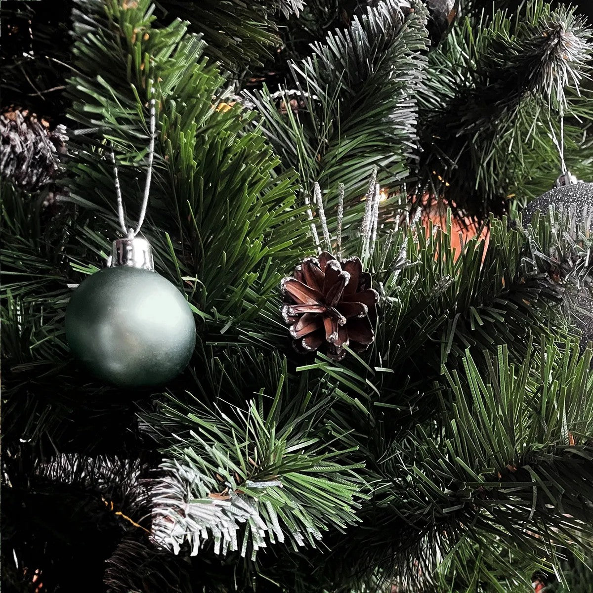 BOMBKI CHOINKOWE ZIELONE 34 SZT SYSD1688-027 4