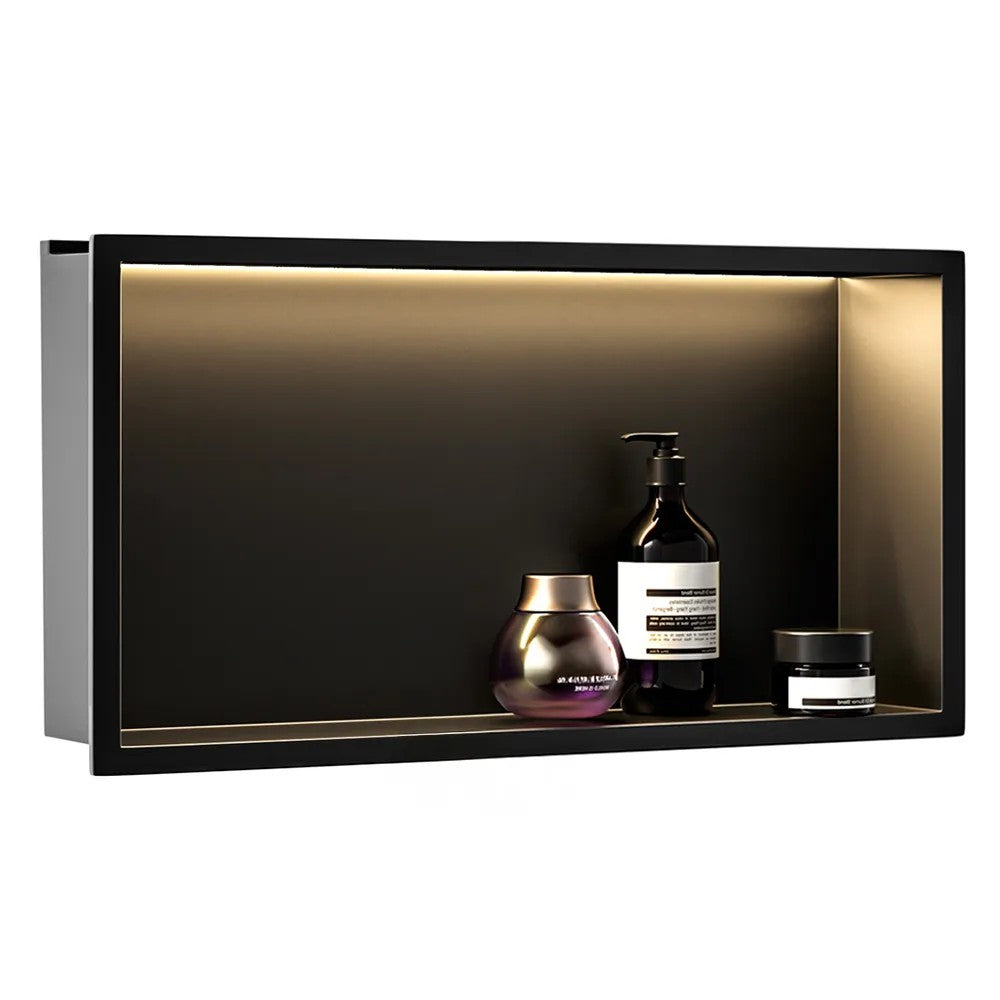 RAFT BAIE INCASTRAT PERETE LED 30x60 Black 4