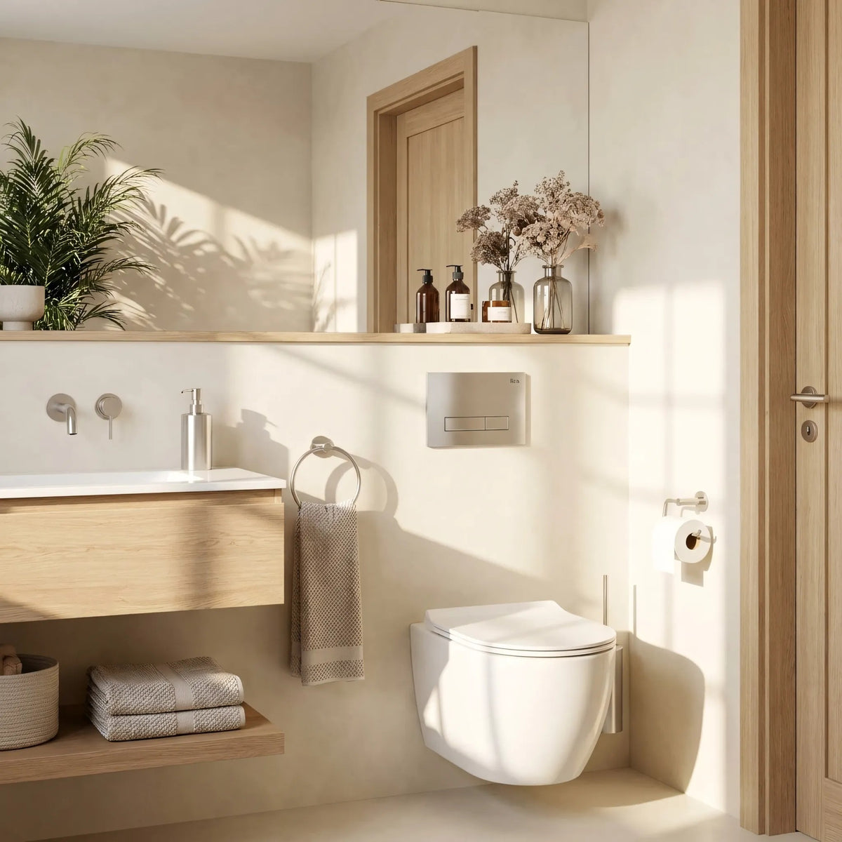 Set Cadru Îngropat Slim 024N Pentru WC Cu Buton HD Satin 4
