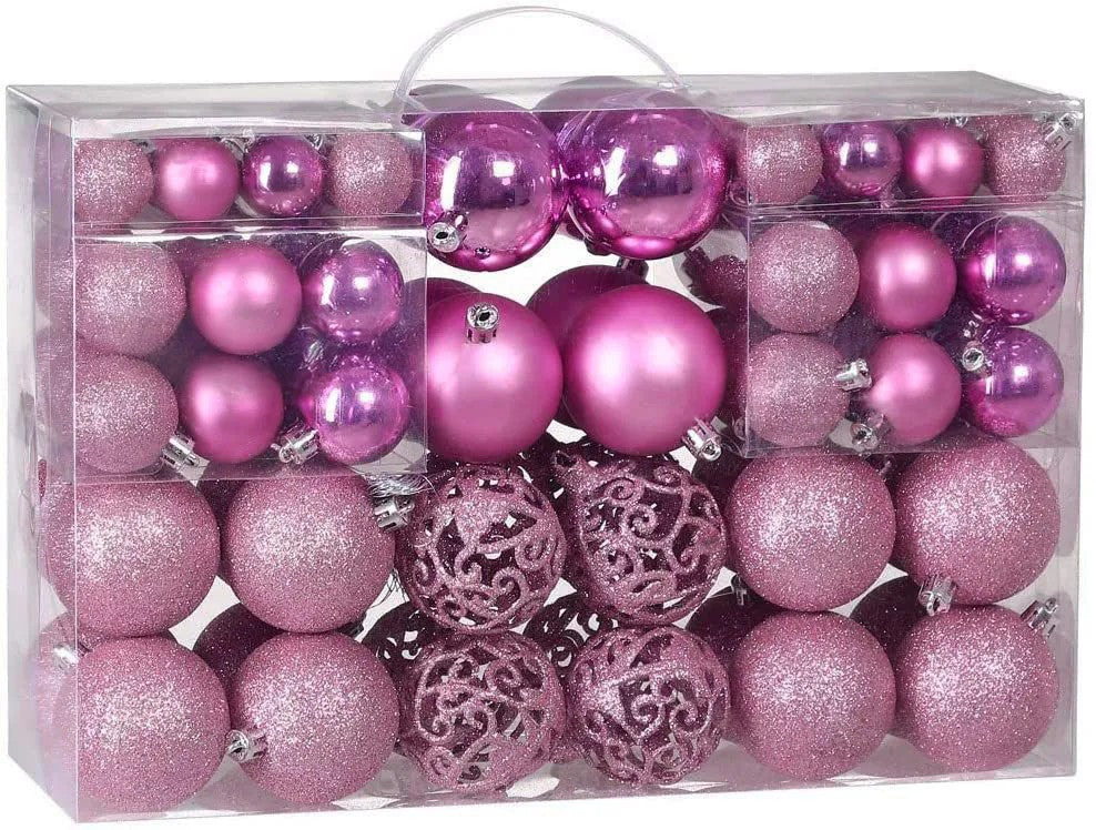 BOMBKI CHOINKOWE PINK 100SZT KL-21X03 4