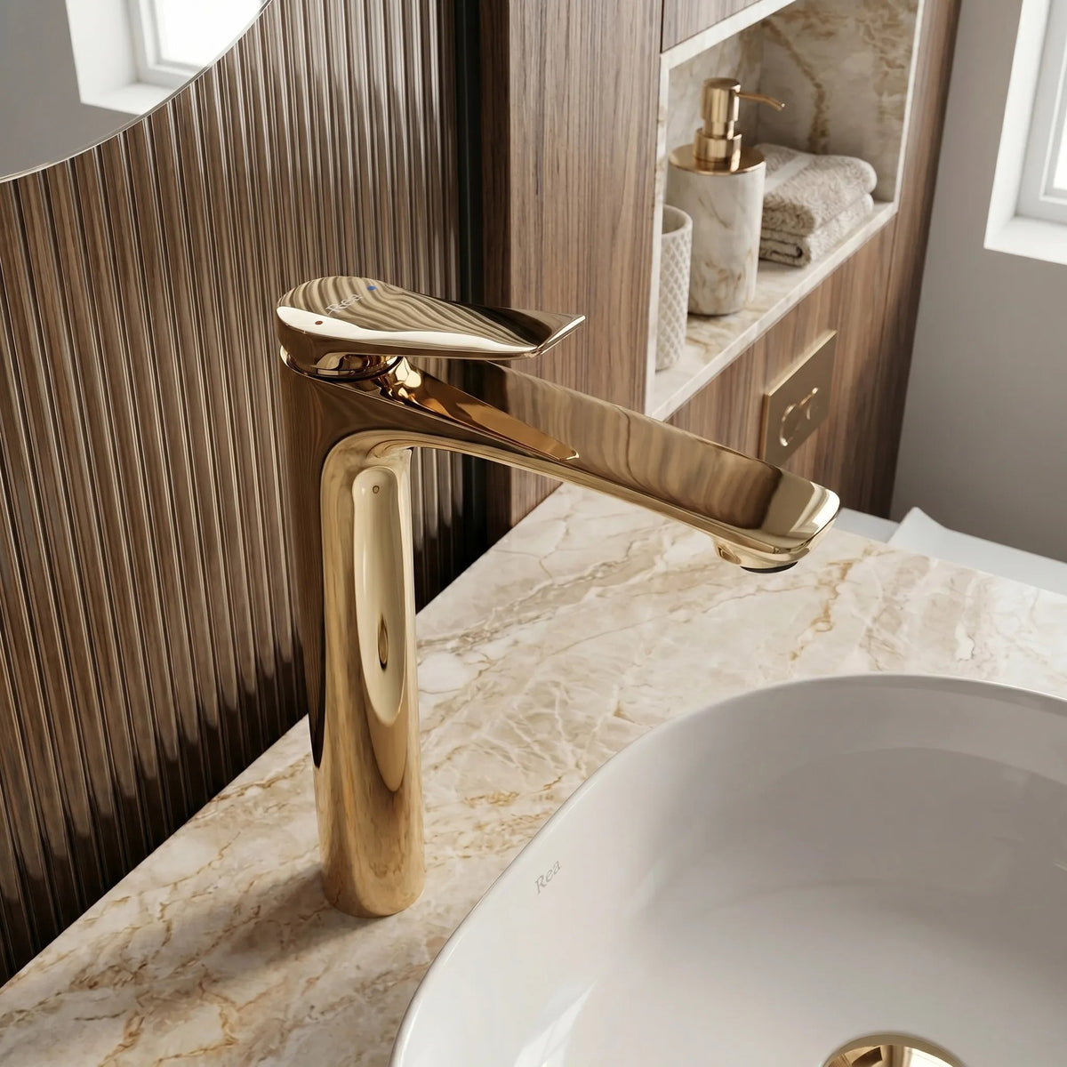 Baterie Pentru Baie PREMIUM Rea Vision Gold High 4