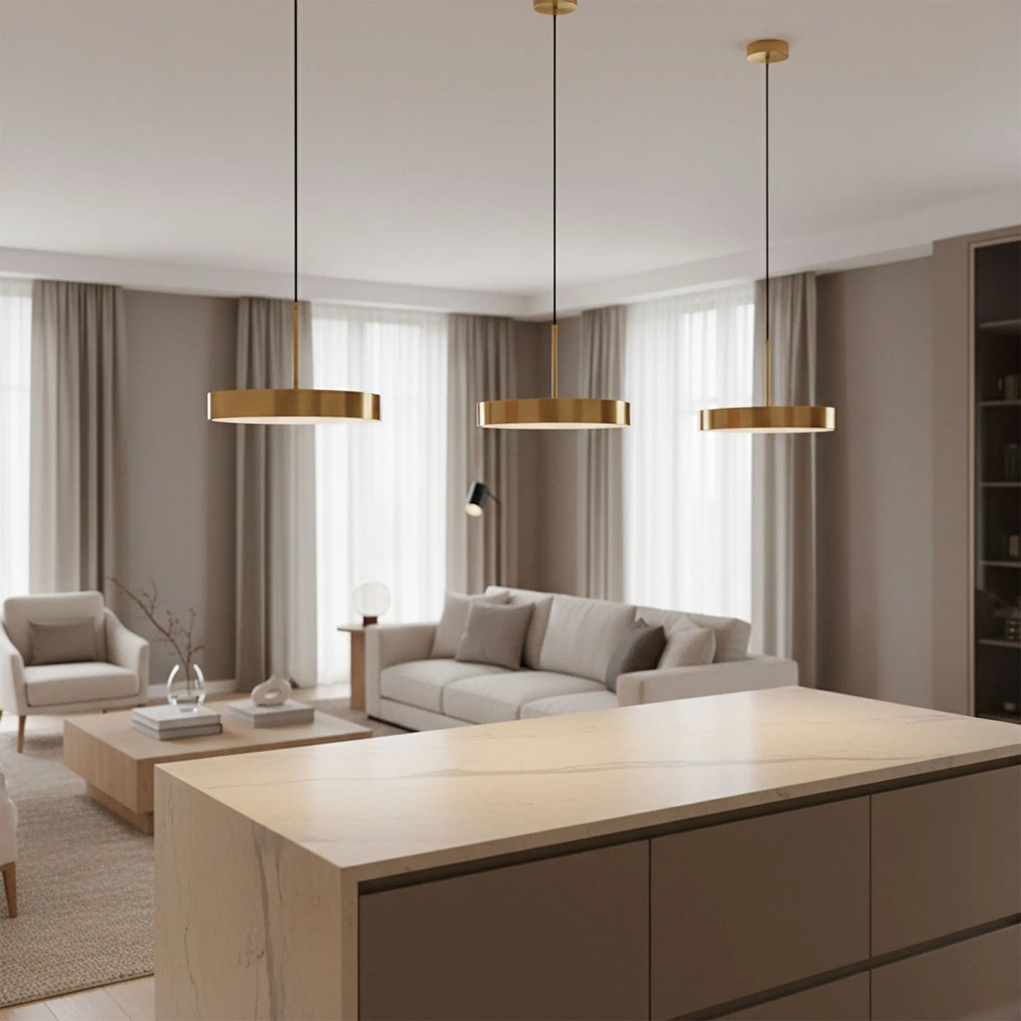 Lampa LED APP1687-1CP 30CM BRUSH GOLD  4